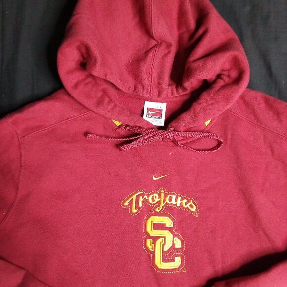 Nike Vintage Nike Mid Swoosh USC Trojans Hoodie Sweatshirt Size XL / US 12-14 / IT 48-50 - 1 Thumbnail