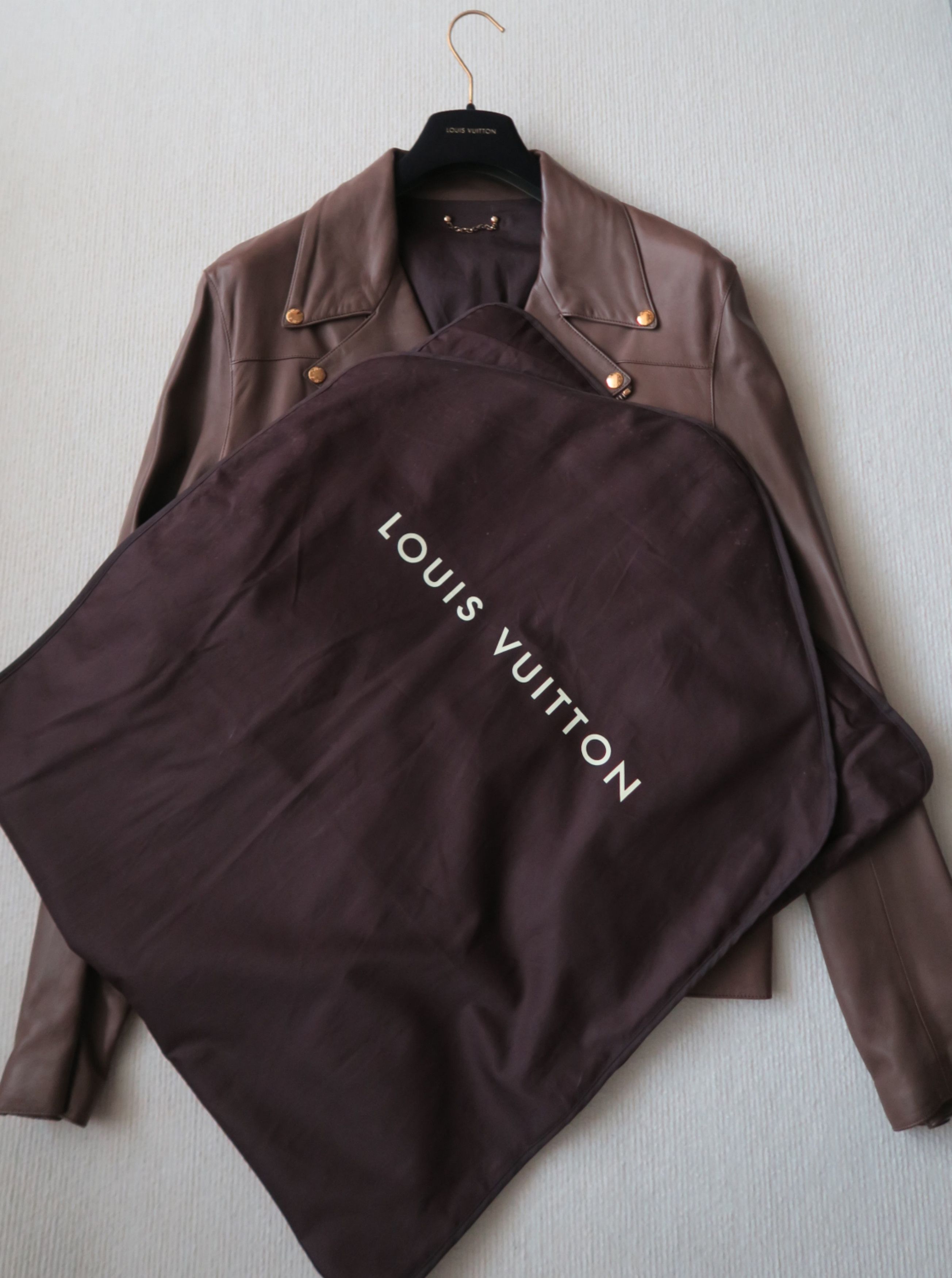 Louis Vuitton Louis Vuitton Biker Style Lambskin Leather Jacket Size US L / EU 52-54 / 3 - 7 Thumbnail