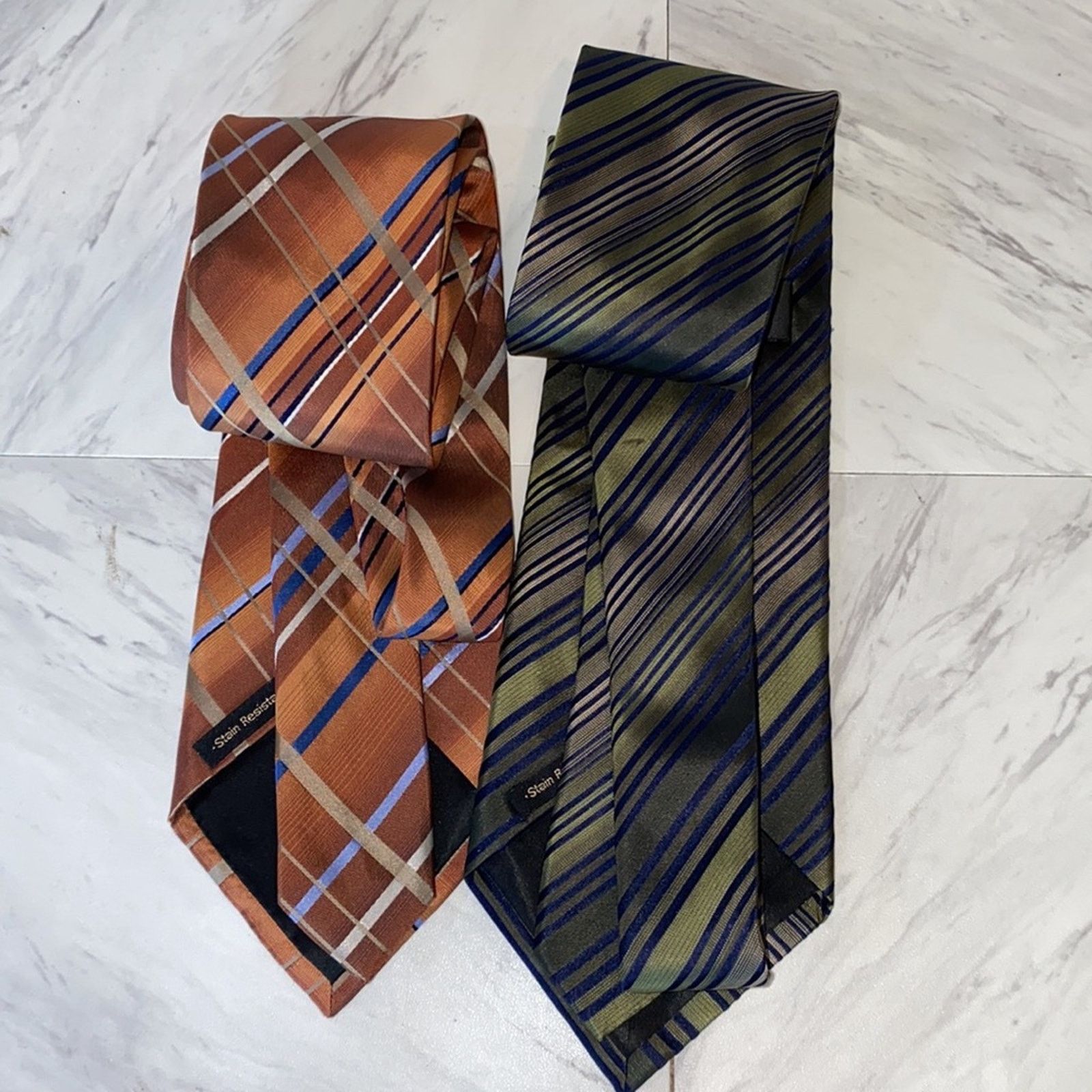 Van Heusen Van Heusen Set of 2 Silk Men's Ties Size ONE SIZE - 3 Thumbnail