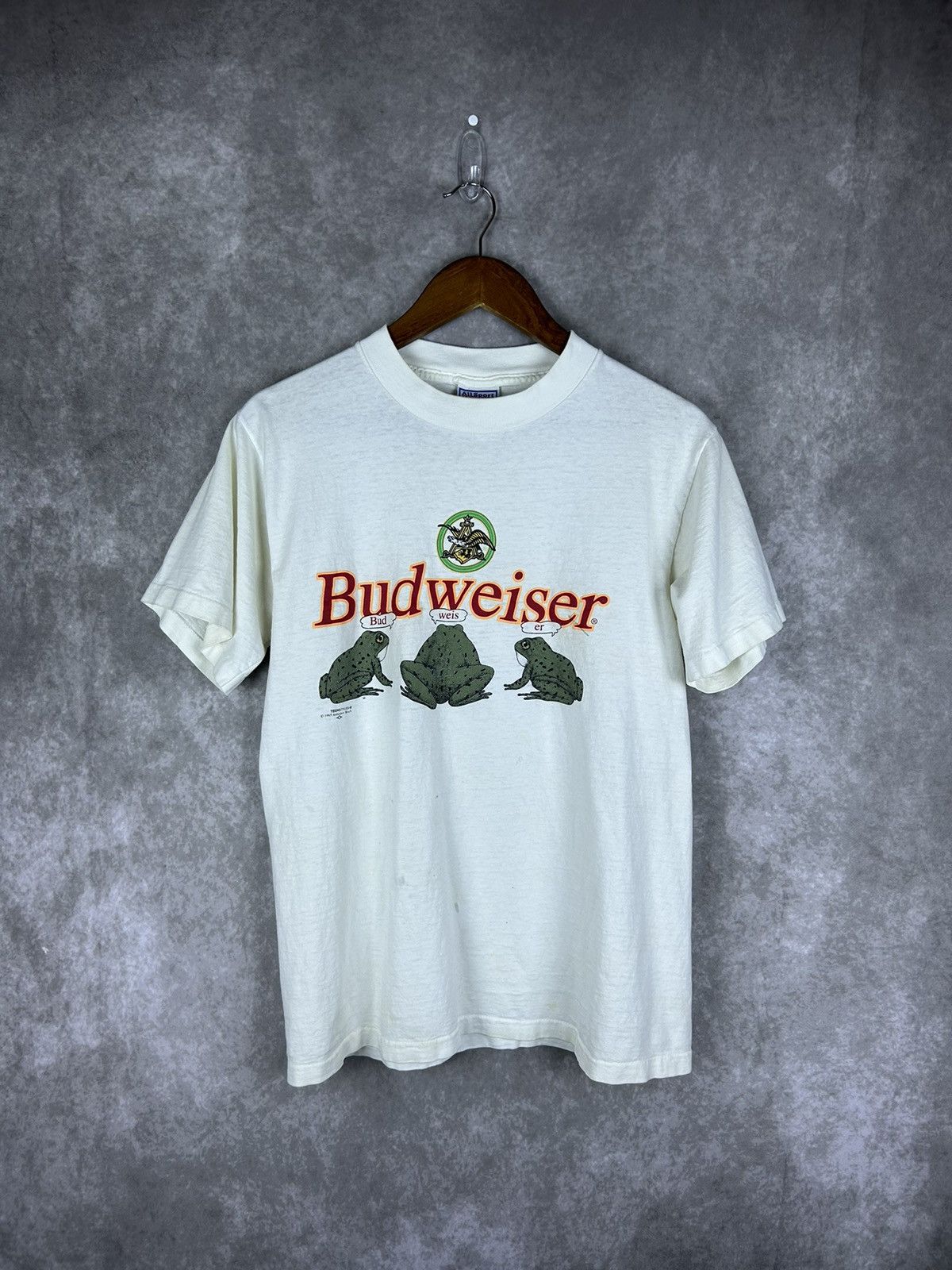 Vintage Vintage 90’s Single Stitch Budweiser Three Frogs Tshirt | Grailed