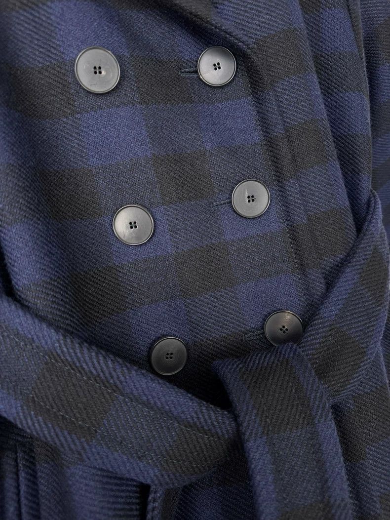 Dior Dior Wool Coat with Belt in Dark Blue-2505 Size XS / US 0-2 / IT 36-38 - 3 Thumbnail