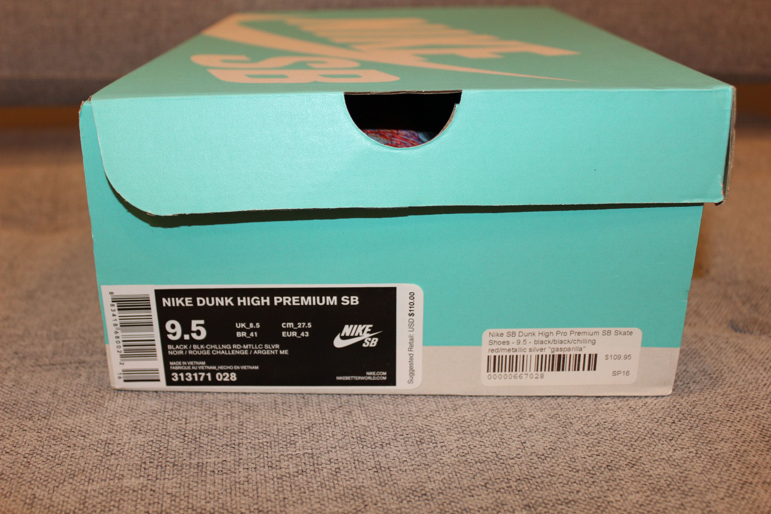 Nike Nike SB Dunk High Spot Gasparilla 313171-028 Size US 9.5 / EU 42-43 - 9 Thumbnail