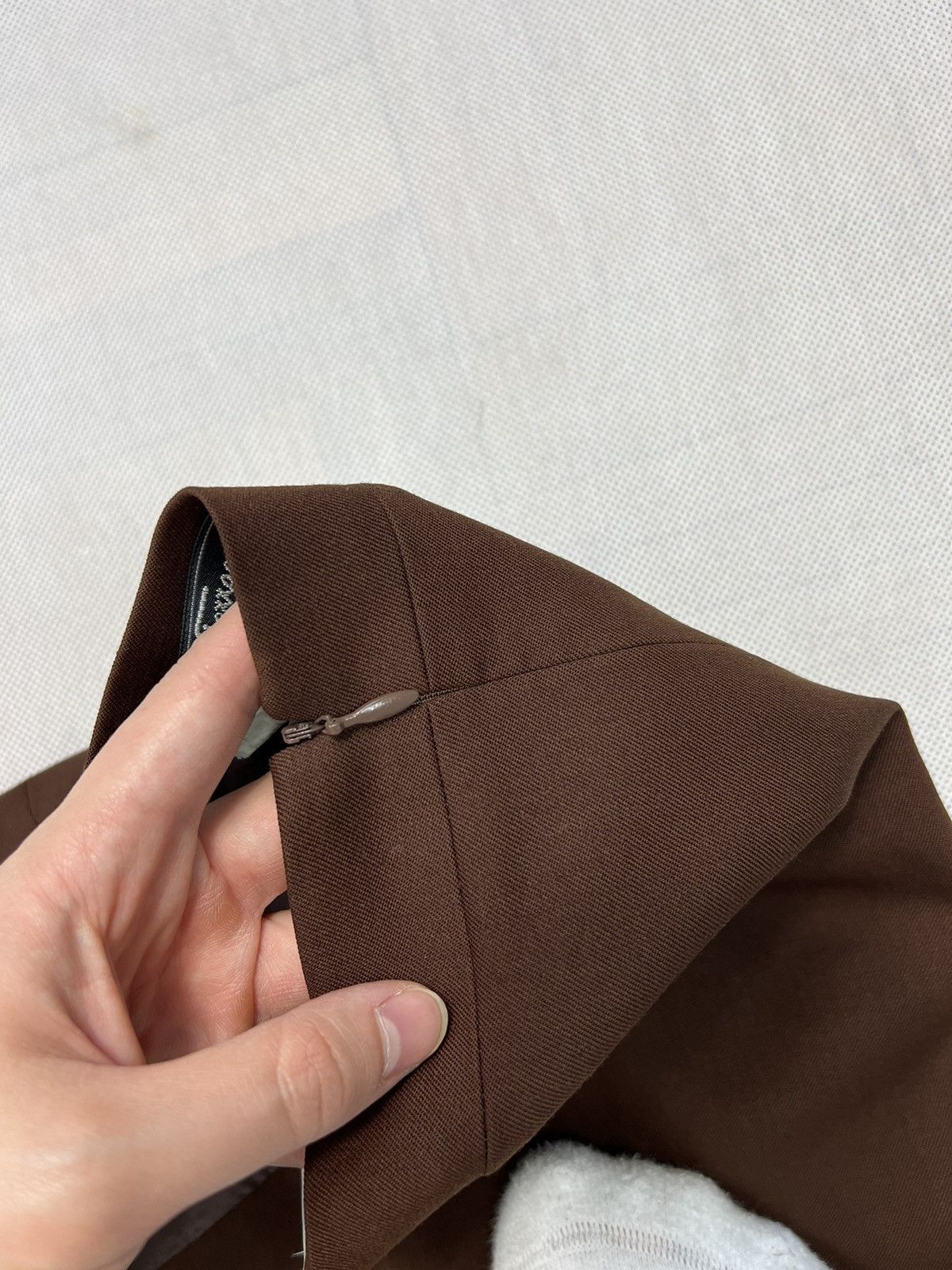 Salvatore Ferragamo × Vintage Skirt Salvatore Ferragamo wool brown vintage Size M / US 6-8 / IT 42-44 - 6 Thumbnail