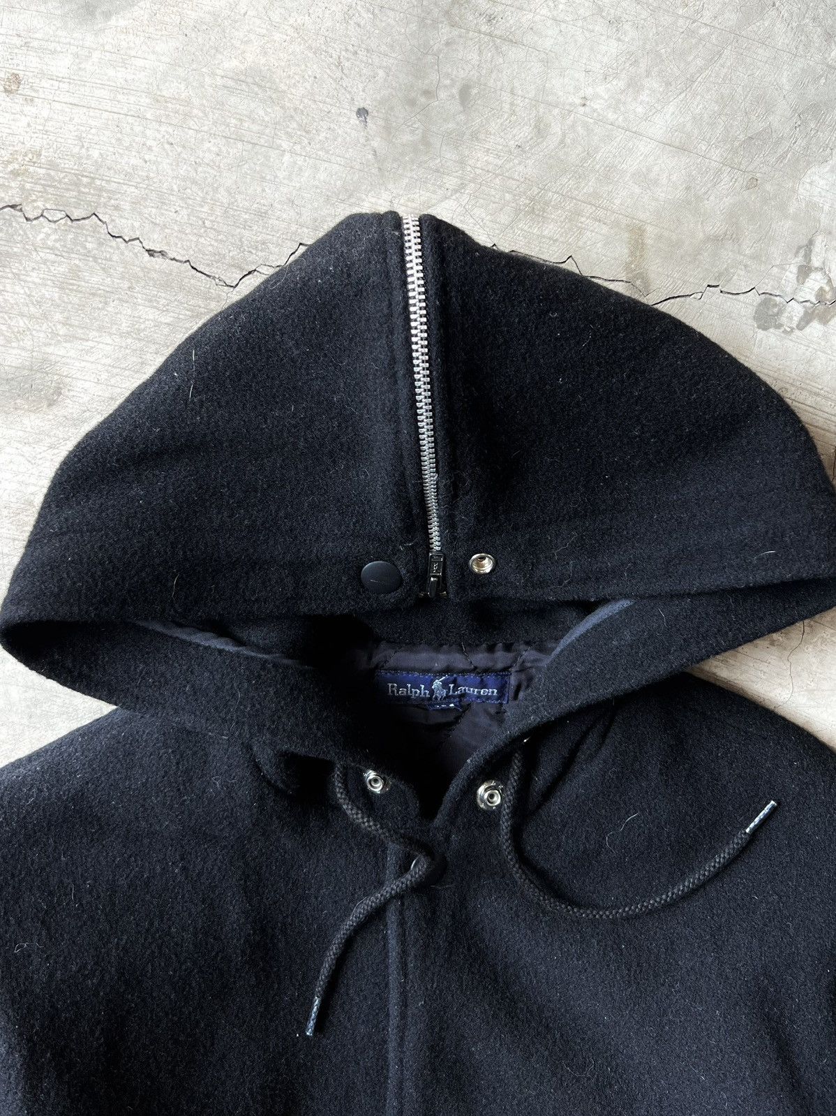 Ralph Lauren tage Ralph Lauren Wool Split Zipper "Snorkel Hood" Jacket Size US XS / EU 42 / 0 - 10 Thumbnail