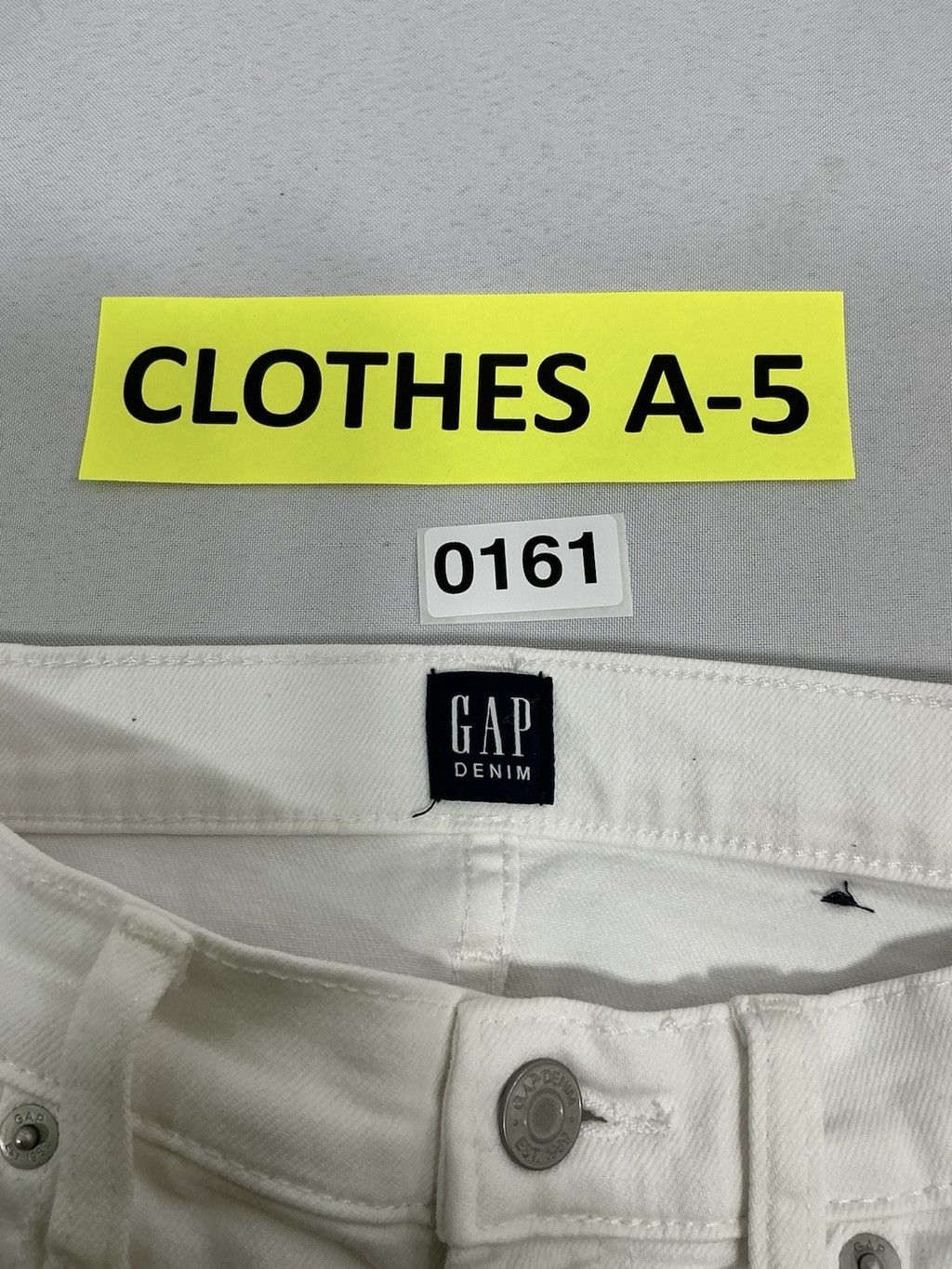 Gap Womans Gap Denim True Skinny White Jeans Size 4/27R Size 27" / US 4 / IT 40 - 3 Thumbnail
