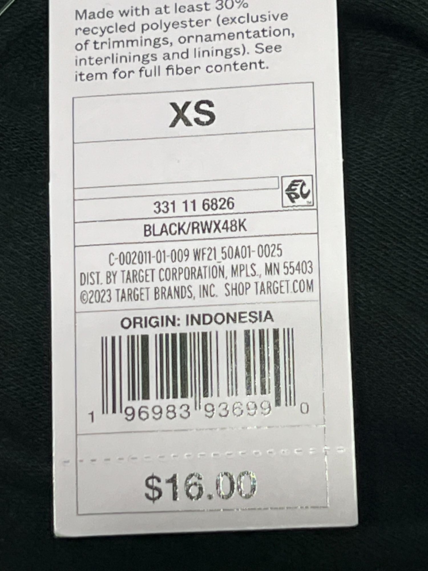 Other Wild Fable - Women's High-Rise Fleece Bermuda Short - Black Size 25" / US 0 / IT 36 - 12 Thumbnail