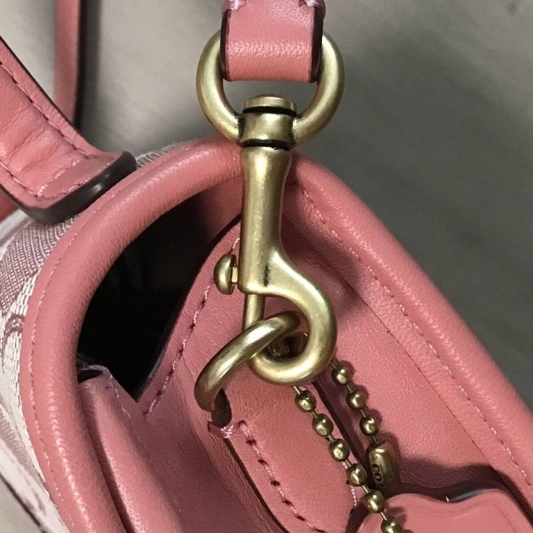 Bape × Coach BAPE × COACH MINI TOP HANDLE SADDLE BAG PINK a bathing ape Size ONE SIZE - 6 Thumbnail