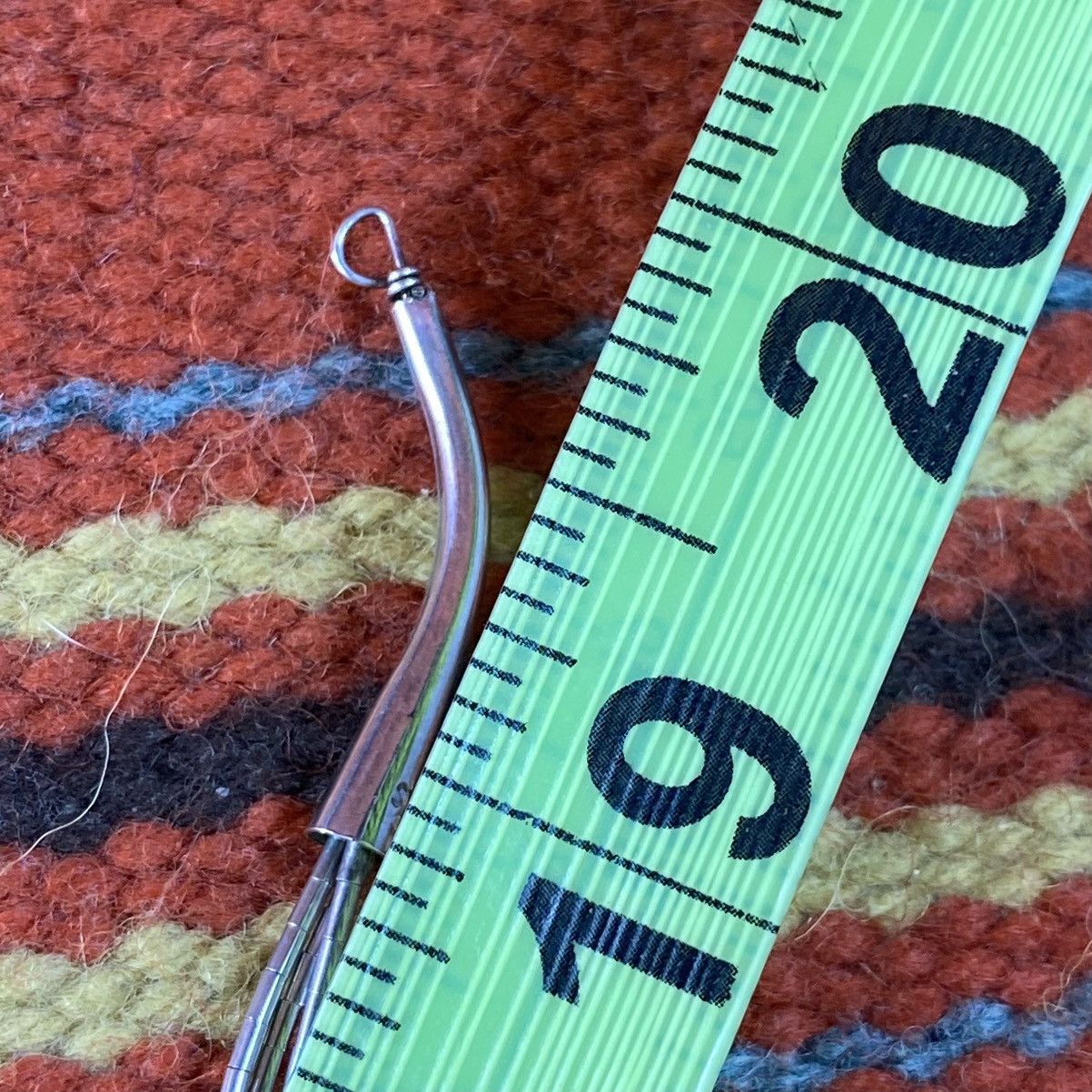 Kapital × Vintage Vtg Navajo Sterling Liquid Silver Turquoise Woven Necklace Size ONE SIZE - 9 Thumbnail