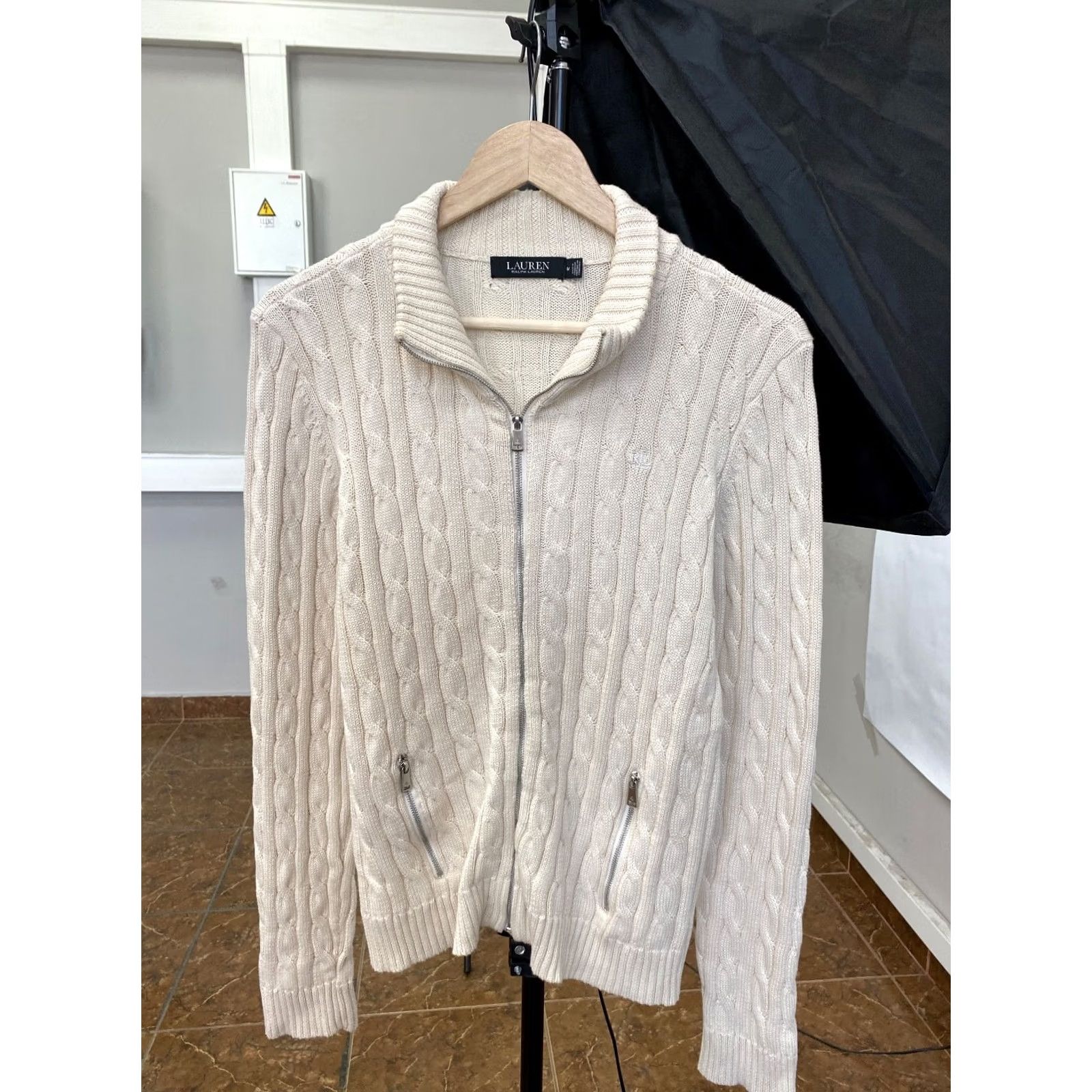Ralph Lauren Ralph Lauren RLL Black Label zip sweater Women Beige M Size M / US 6-8 / IT 42-44 - 2 Thumbnail