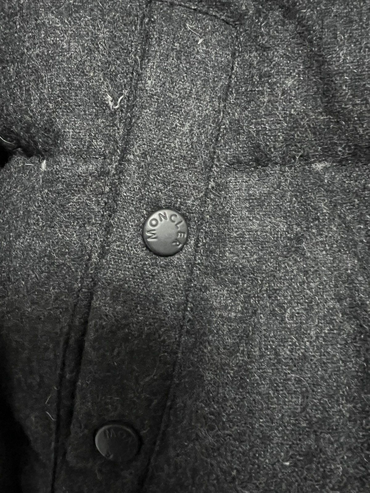 Moncler Moncler down jacket black L wool Size L / US 10 / IT 46 - 5 Thumbnail