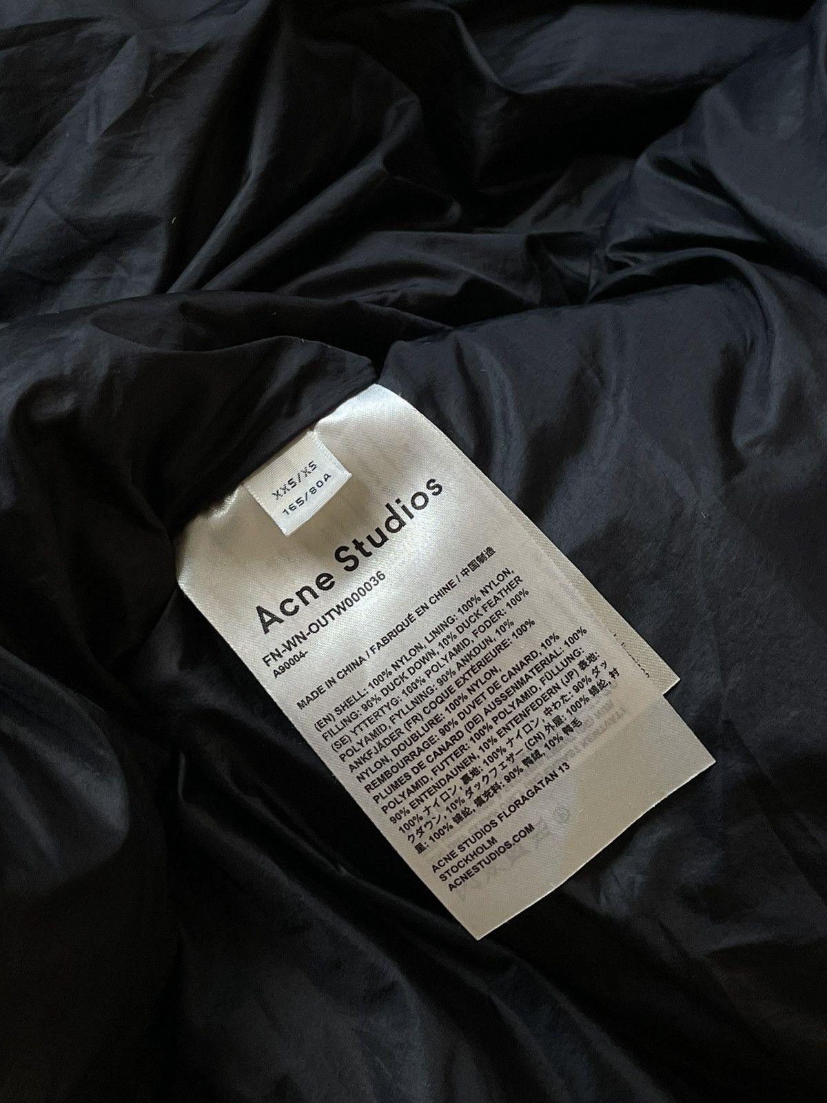 Acne Studios Acne Studios Down Filled coat Puffer Jacket Size S / US 4 / IT 40 - 9 Thumbnail