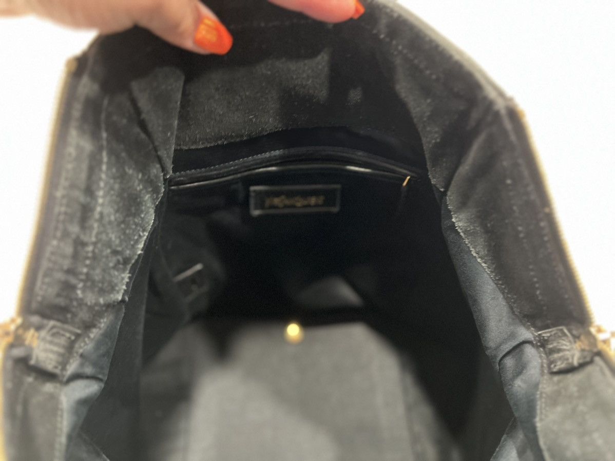 Yves Saint Laurent Yves Saint Laurent Roady Tote – Black – Pre-Hedi Slimane Era Size ONE SIZE - 8 Thumbnail