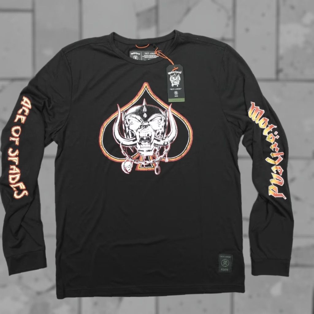 Roark Roark Motorhead Run Amok LS Shirt Mens S Black Logo Graphic Print 85% Polyester 15% Cotton RK372 Size US S / EU 44-46 / 1 - 1 Thumbnail