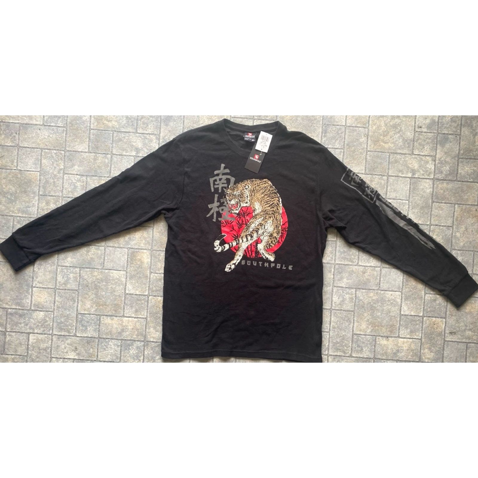 Southpole VINTAGE Southpole Shirt Men XL Black Tiger Graphic Y2K NWT Thermal Long Sleeve Size US XL / EU 56 / 4 - 2 Thumbnail