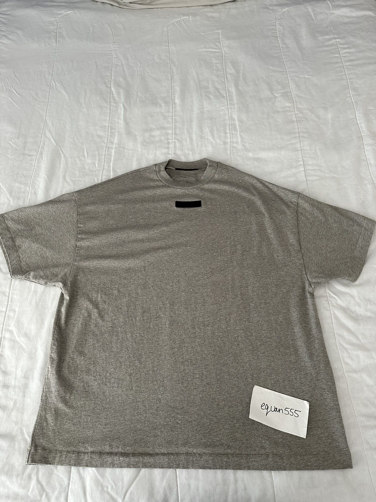 Essentials × Fear of God Fear of God Essentials Grey Tee T Shirt | Grailed