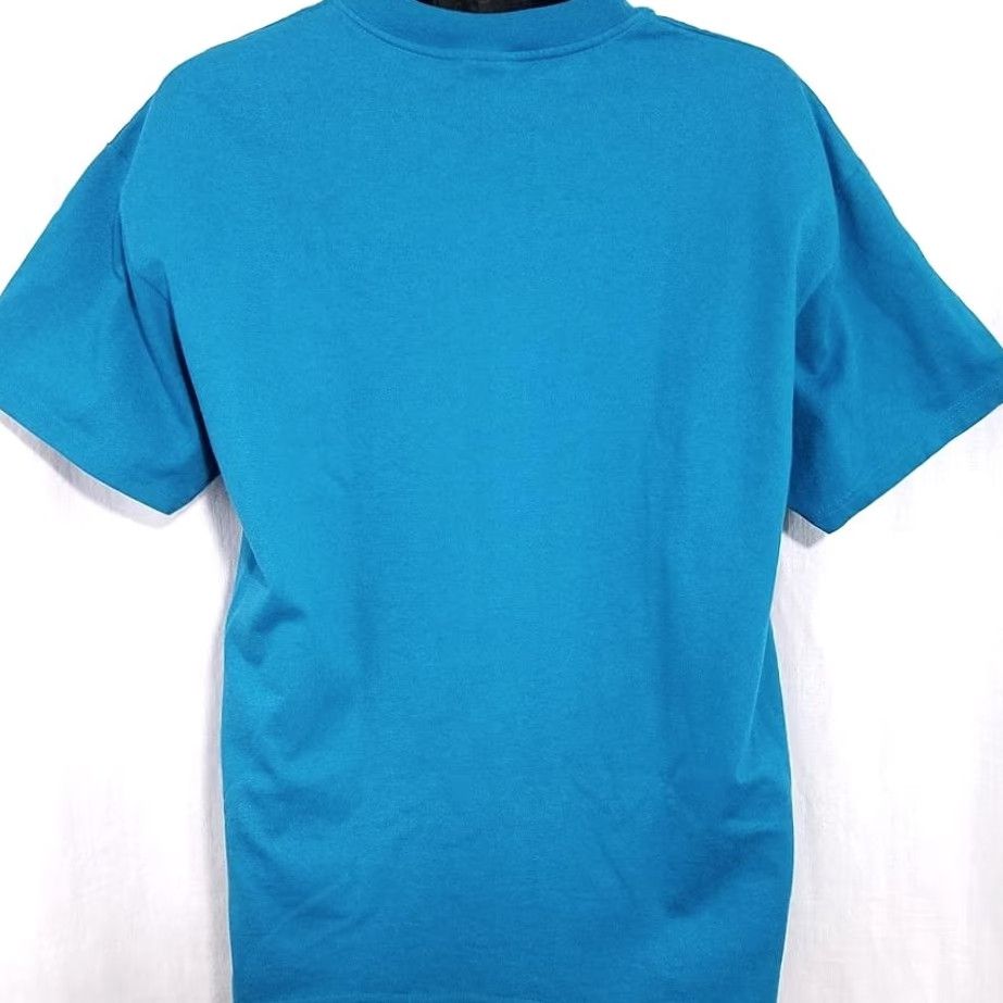 Hanes VINTAGE Washington DC T Shirt Mens Size Large Blue 90s Nations Capital Travel Hanes Cotton Blend Crew Neck Short Sleeve Shirt Summer Mens Size US L / EU 52-54 / 3 - 3 Thumbnail