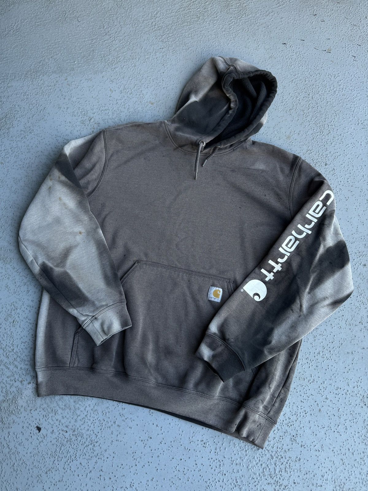 Carhartt PERFECTLY faded gray CARHARTT hoodie Large Size US L / EU 52-54 / 3 - 8 Thumbnail