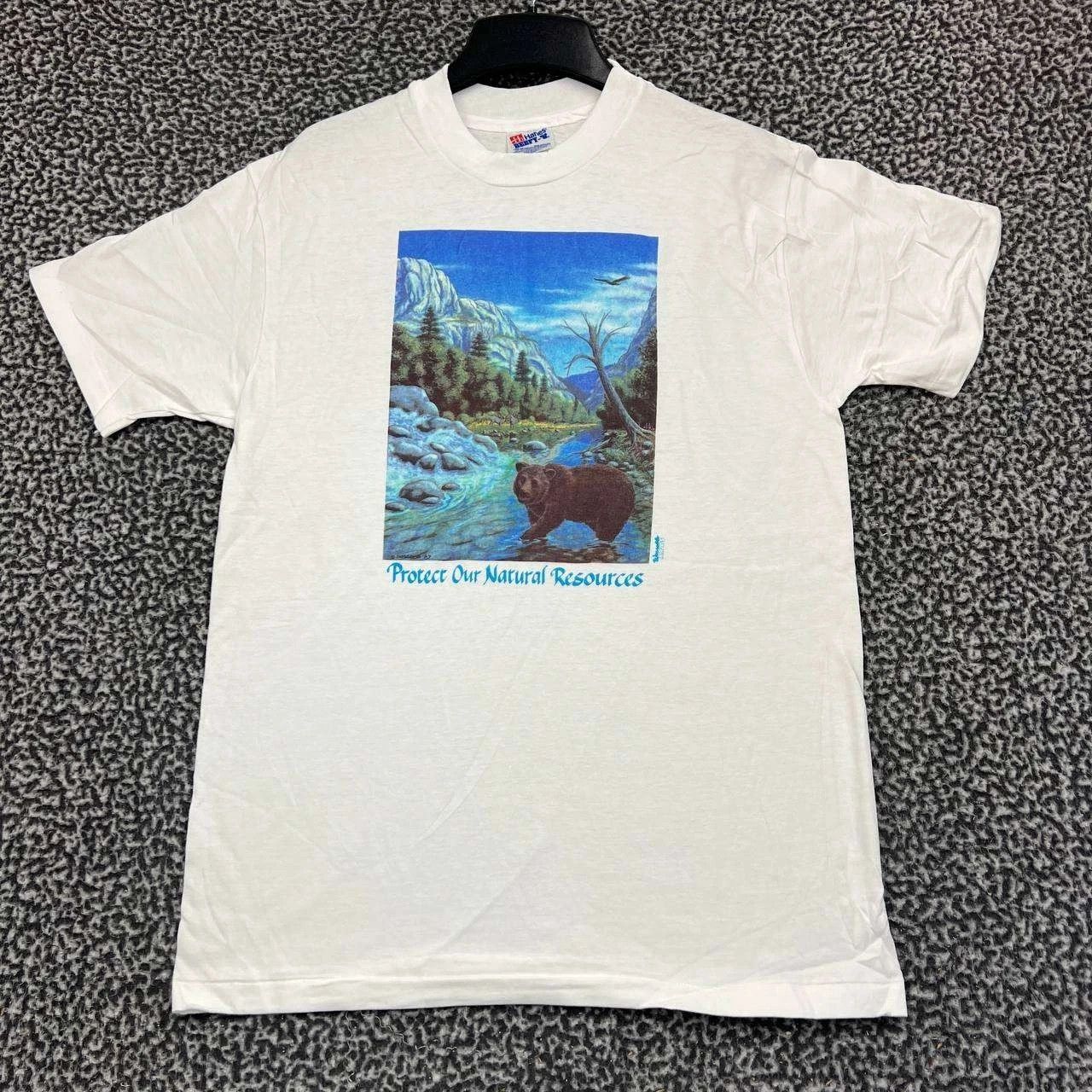 Hanes Vintage Protect Our Natural Resources Shirt Men M Beefy New Size US M / EU 48-50 / 2 - 1 Thumbnail