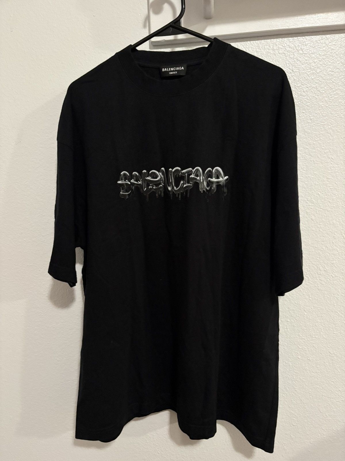 Balenciaga Balenciaga black logo shirt Disney lettering Size US L / EU 52-54 / 3 - 1 Thumbnail
