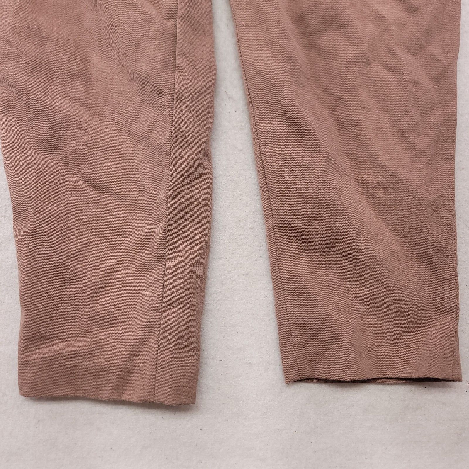 Banana Republic Private Collection Casual Button Pants Womens Size 17 Brown Size 27" / US 4 / IT 40 - 4 Thumbnail