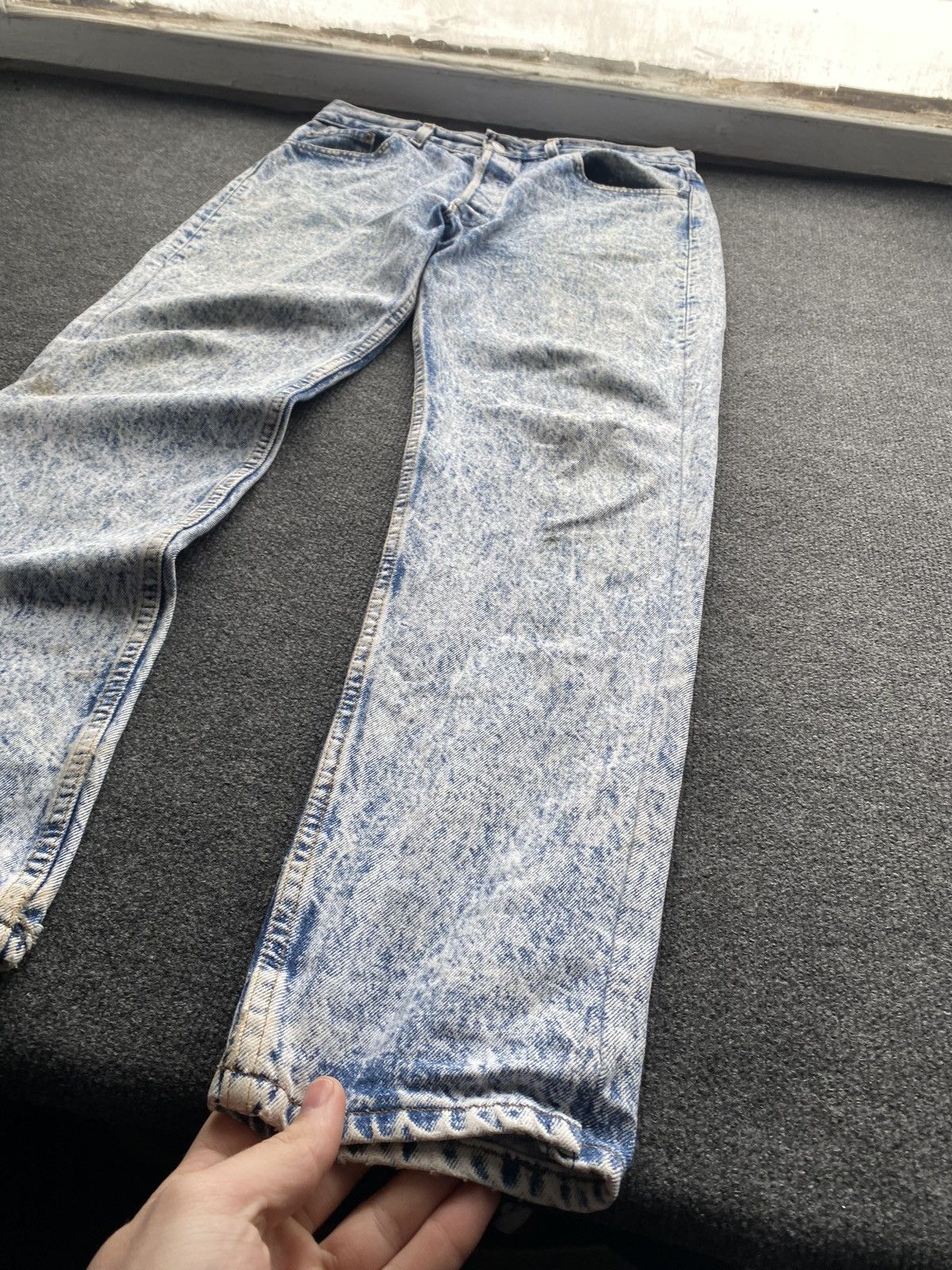 Levi's Vintage Clothing 🔥Vntg Lvc Levis 501 cow pattern washed jeans rare Size US 36 / EU 52 - 21 Thumbnail