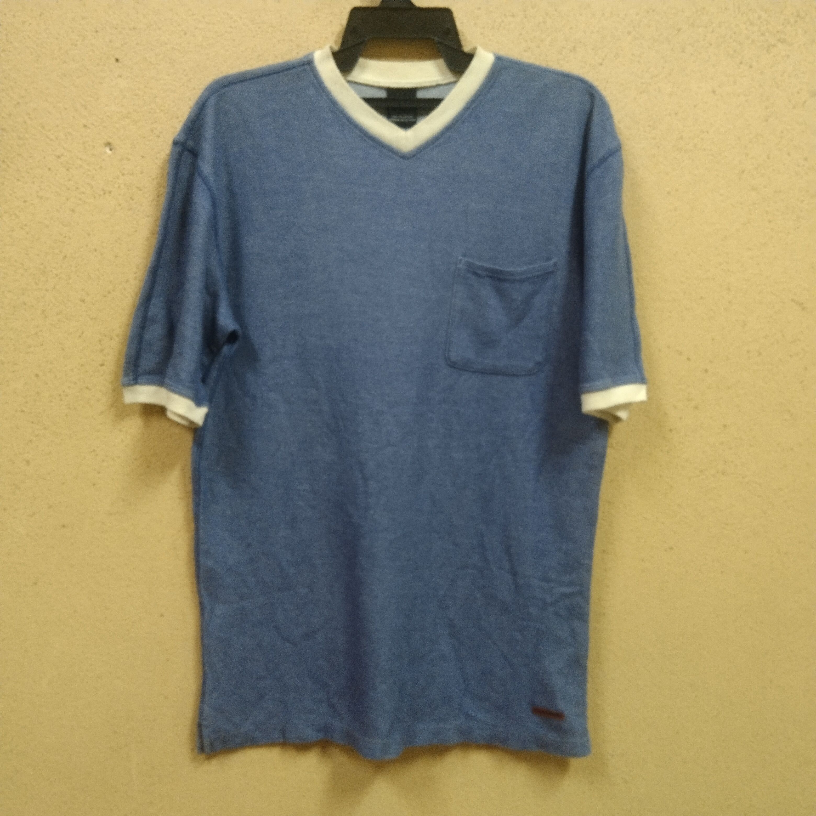 Nike × Vintage Vintage Nike V neck small embroidered swoosh t shirt Size US L / EU 52-54 / 3 - 1 Thumbnail