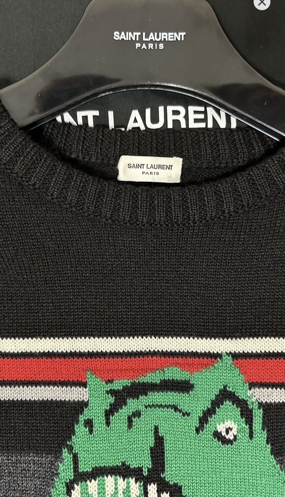 Saint Laurent Paris Saint Laurent T- Rex sweater Size US XS / EU 42 / 0 - 3 Thumbnail