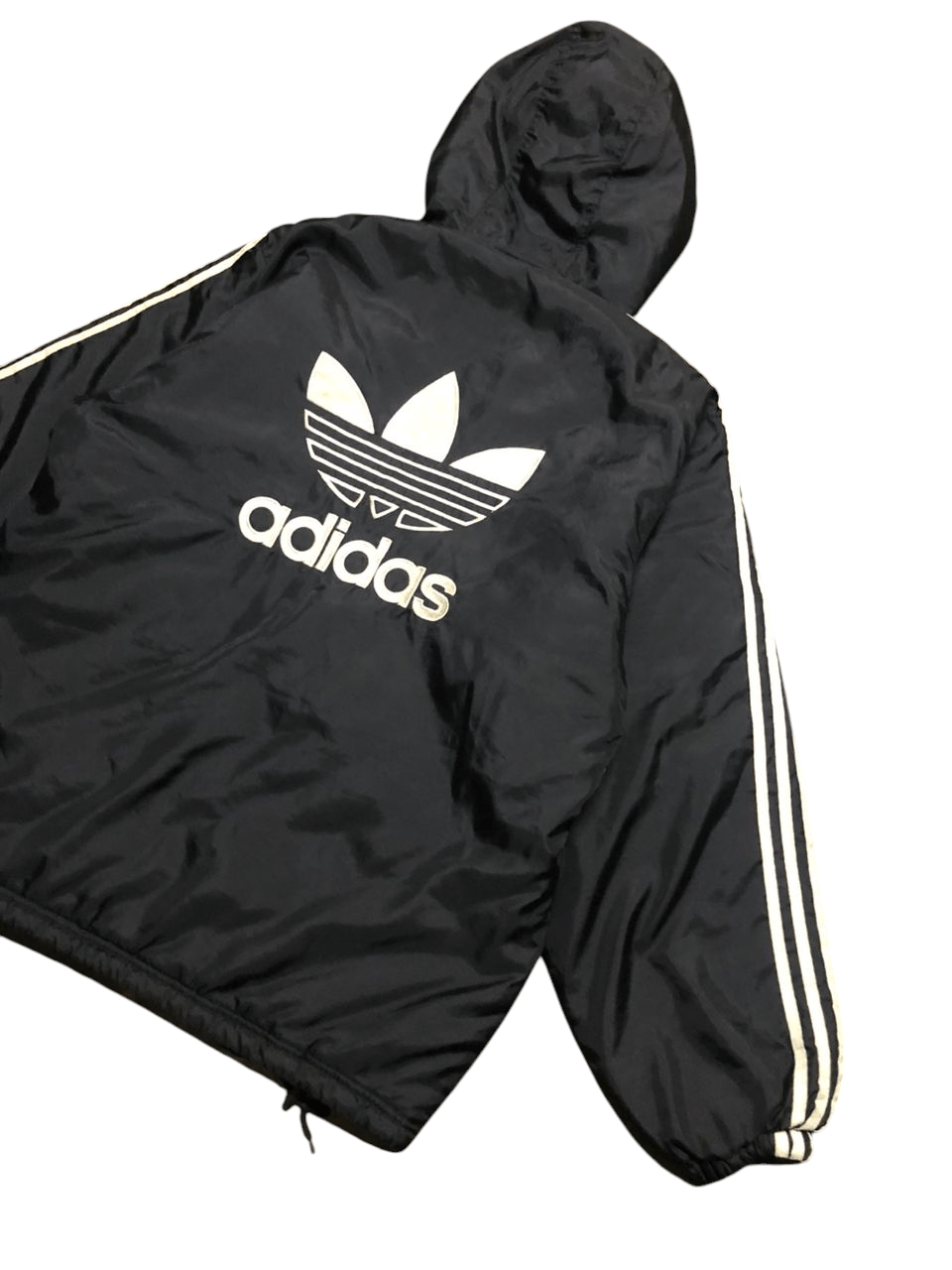 Adidas Vintage Adidas Hoodie Windbreaker Jacket Quilted Lining Size US L / EU 52-54 / 3 - 6 Thumbnail