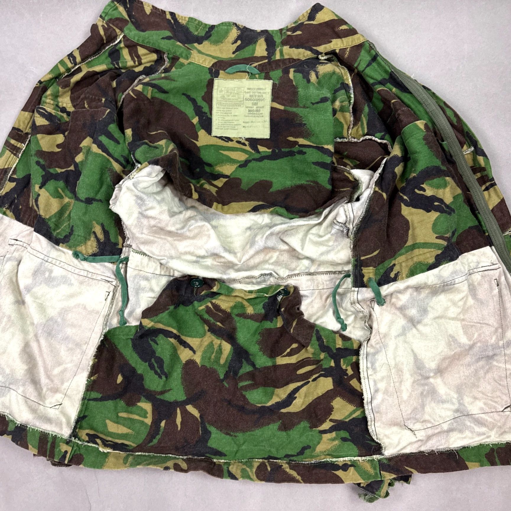 Vintage VINTAGE Remington Military Jacket XS Men Green Camouflage DPM Camo Hunting British Smock Jacket Size US XS / EU 42 / 0 - 4 Thumbnail