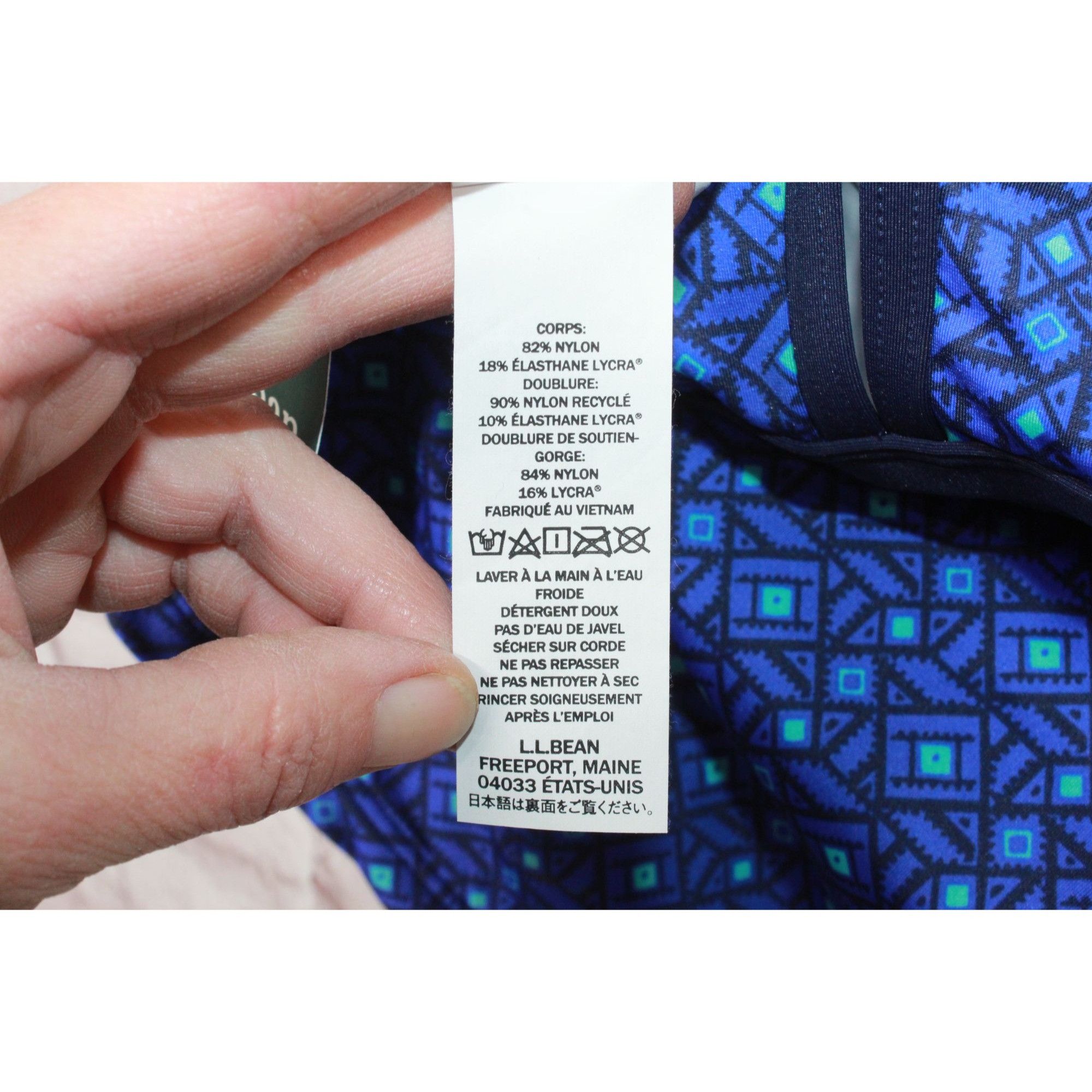 L.L. Bean × Swims LL Bean ReNew Swimwear V Neck Tankini Print Size S / US 4 / IT 40 - 9 Thumbnail