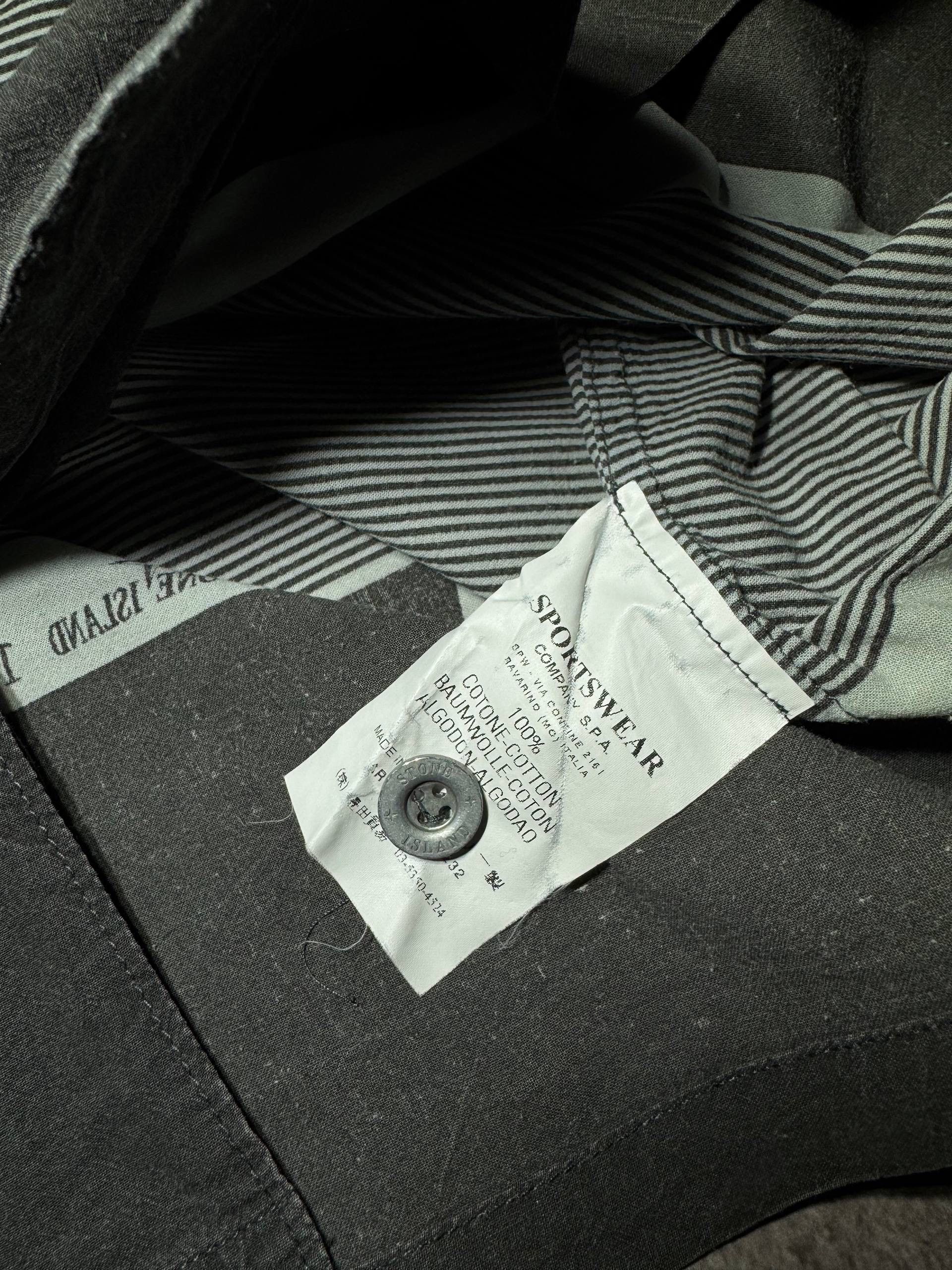 Stone Island Stone Island Marina Vintage Button Down Short Sleeve Shirt Size US M / EU 48-50 / 2 - 16 Thumbnail