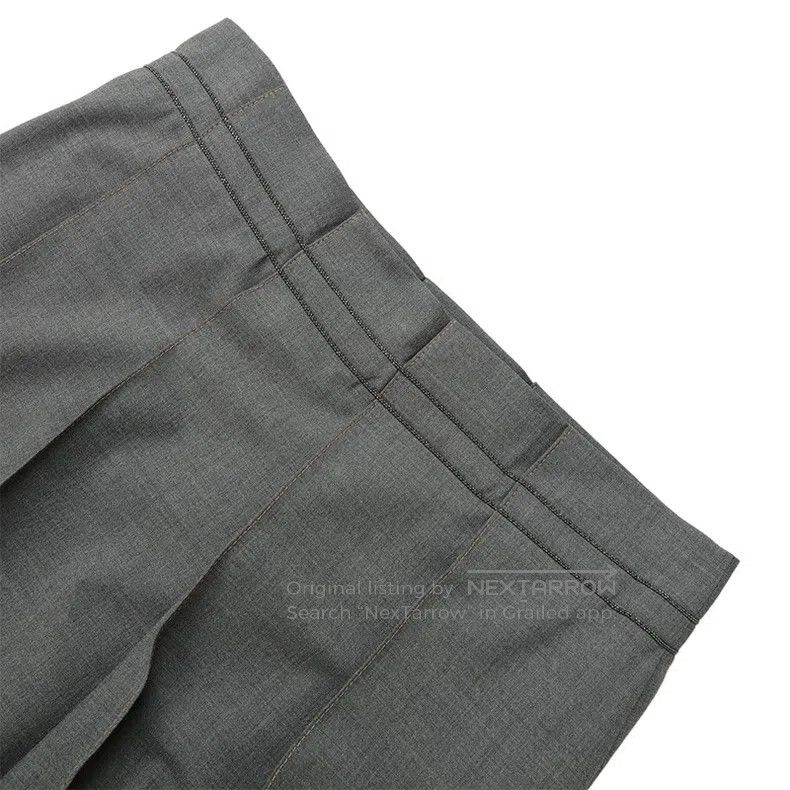 Brunello Cucinelli Brunello Cucinelli Lady's pleated wool A-line half skirt Size 27" / US 4 / IT 40 - 3 Thumbnail