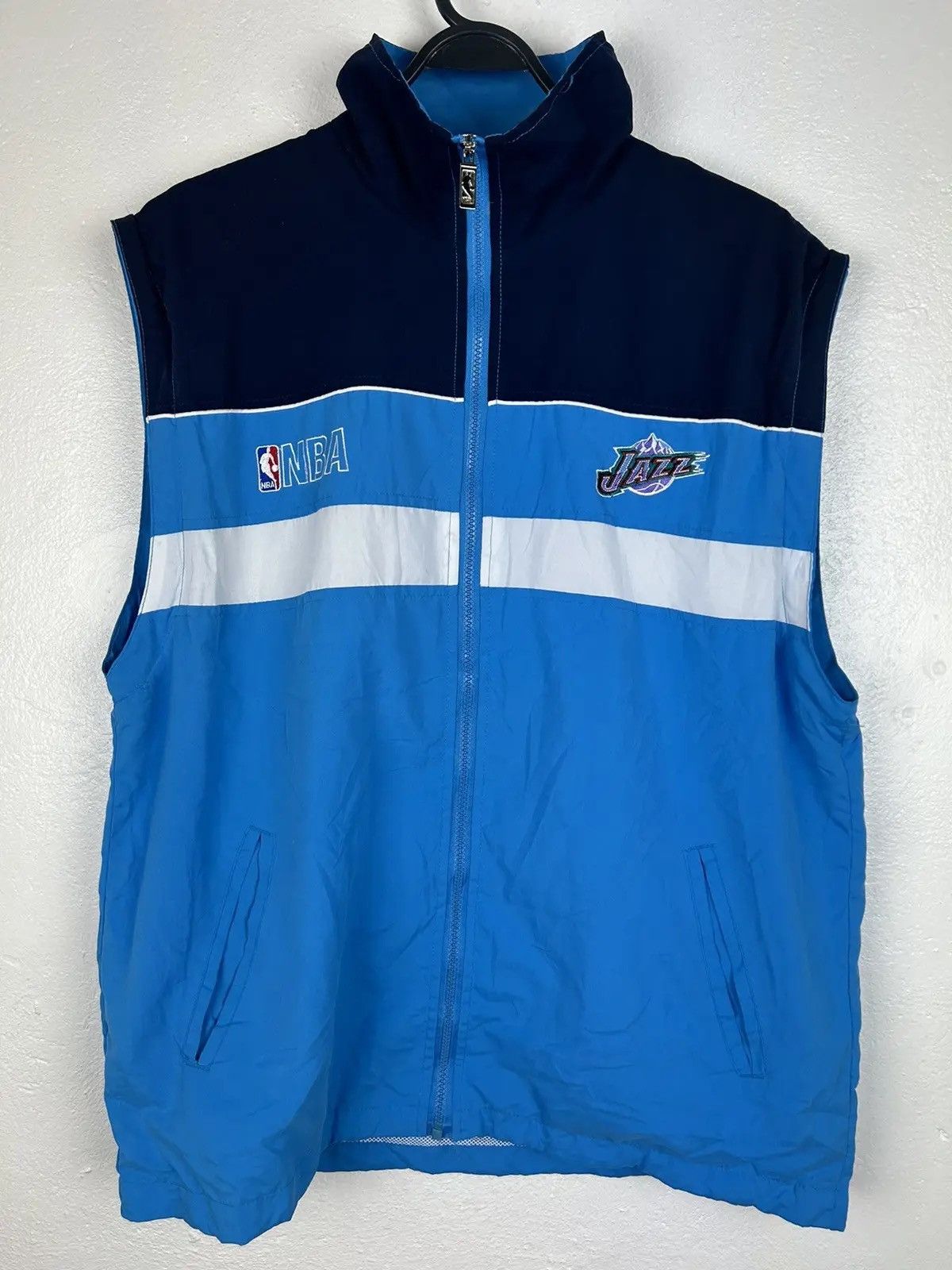 NBA Vintage NBA Utah Jazz Lightweight Transformer Jacket Vest Size US M / EU 48-50 / 2 - 12 Thumbnail