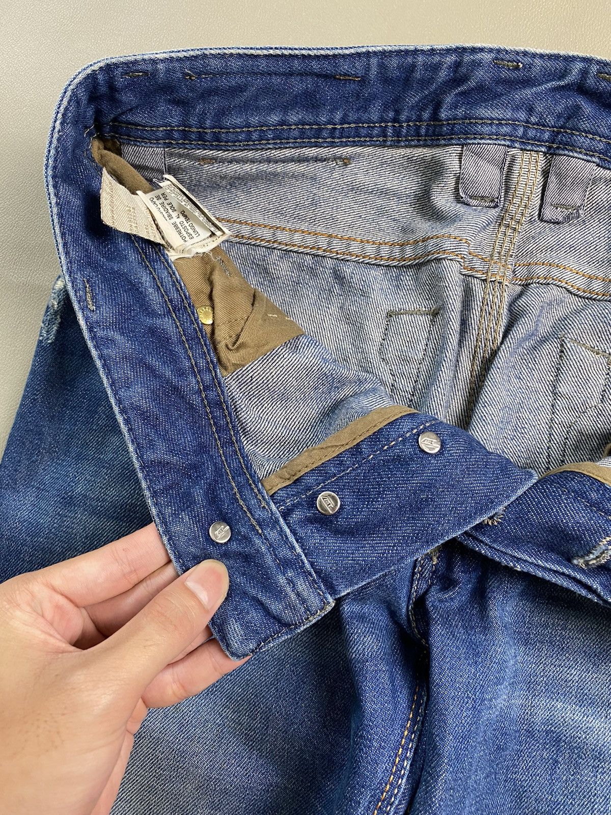 Diesel × If Six Was Nine × Le Grande Bleu (L.G.B.) 2000s Diesel Bootcut Wash Denim Ifsixwasnine Size US 31 - 9 Thumbnail