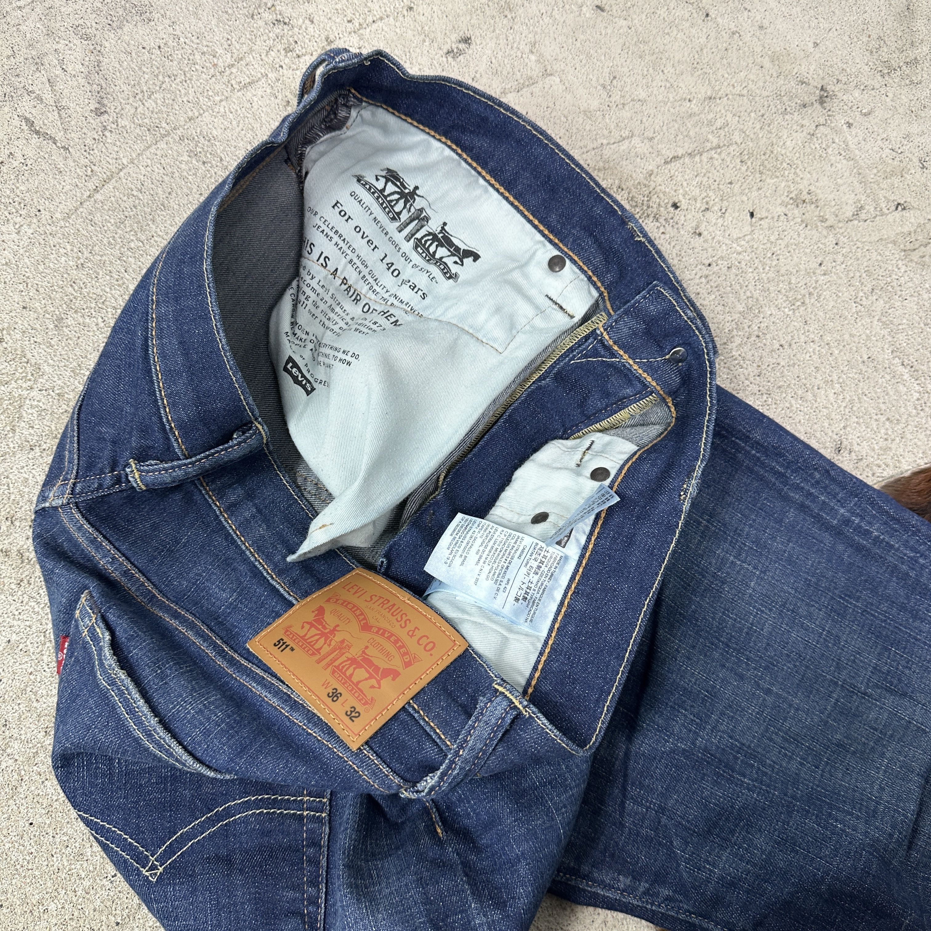 Levi's Vintage Denim Streetwear Levi's 511 Jeans Y2K Size US 33 - 4 Thumbnail