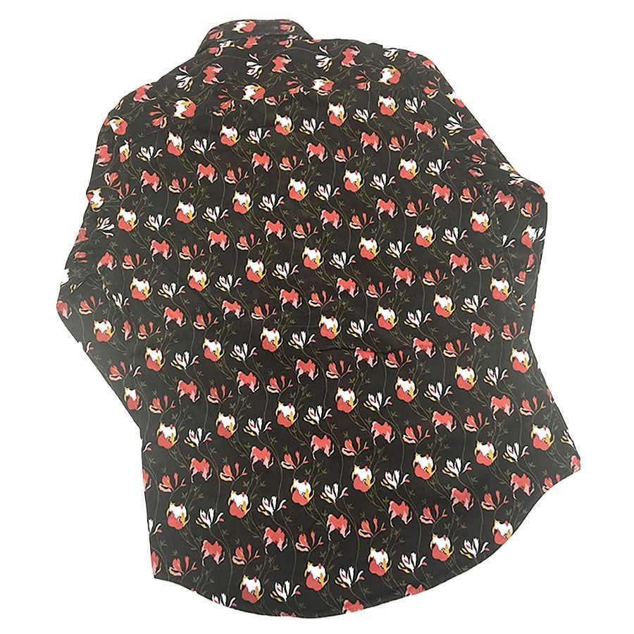Other Vintage Flowered Corduroy Button-Front Shirt from Japan Size US S / EU 44-46 / 1 - 3 Thumbnail