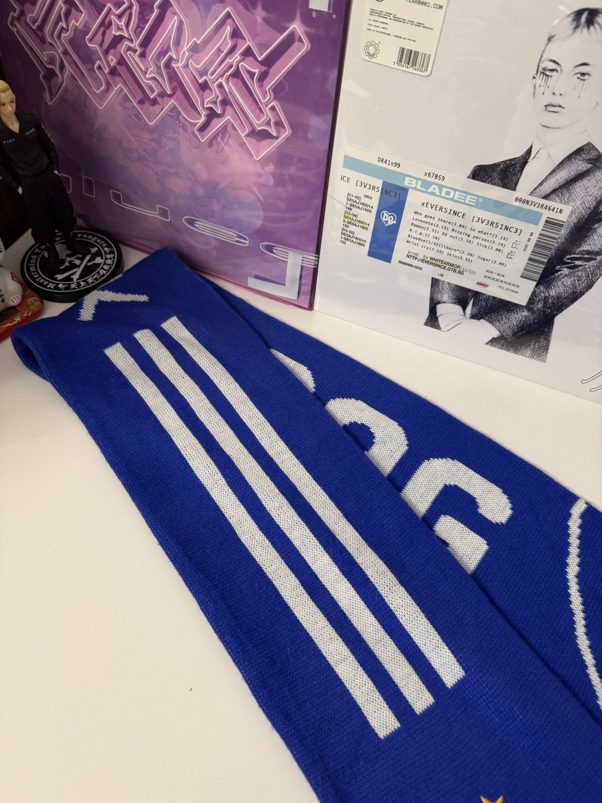Adidas Adidas IFK Göteborg Fans Scarf Blue Classic Size ONE SIZE - 3 Thumbnail