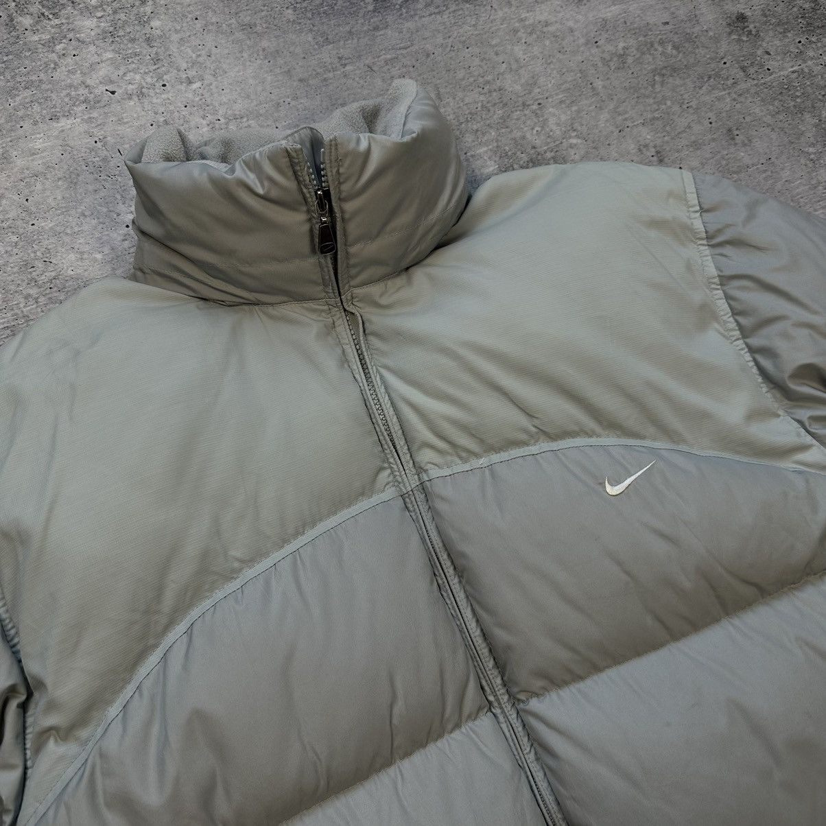 Nike × Vintage Vintage 90s Nike Puffer Down Jacket Mini Swoosh Y2K Size US XL / EU 56 / 4 - 4 Thumbnail