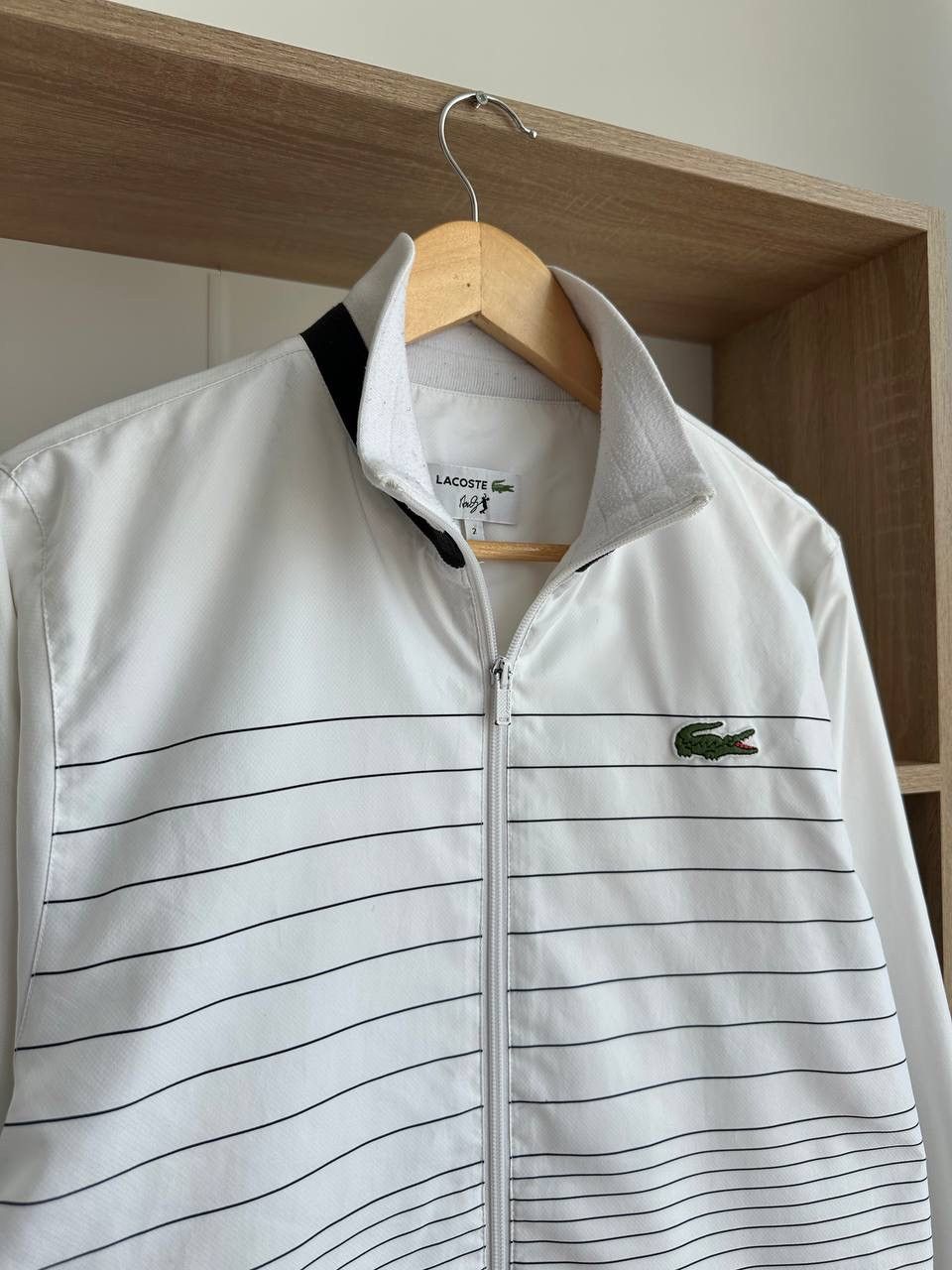 Lacoste × Vintage Vintage Lacoste Andy Roddick White Jacket Size US M / EU 48-50 / 2 - 7 Thumbnail