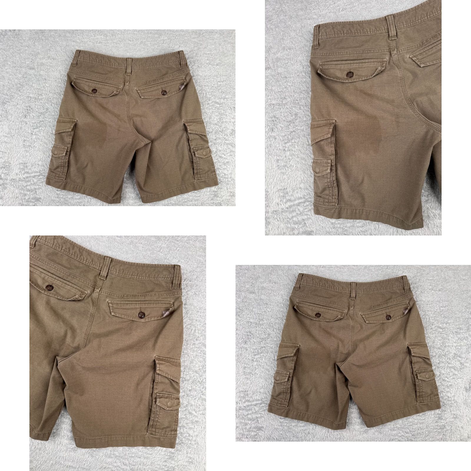 The North Face The North Face Shorts Mens 32 Brown Rip Stop Cargo Cotton Blend Hike Camp 32x9 Size US 32 / EU 48 - 9 Thumbnail