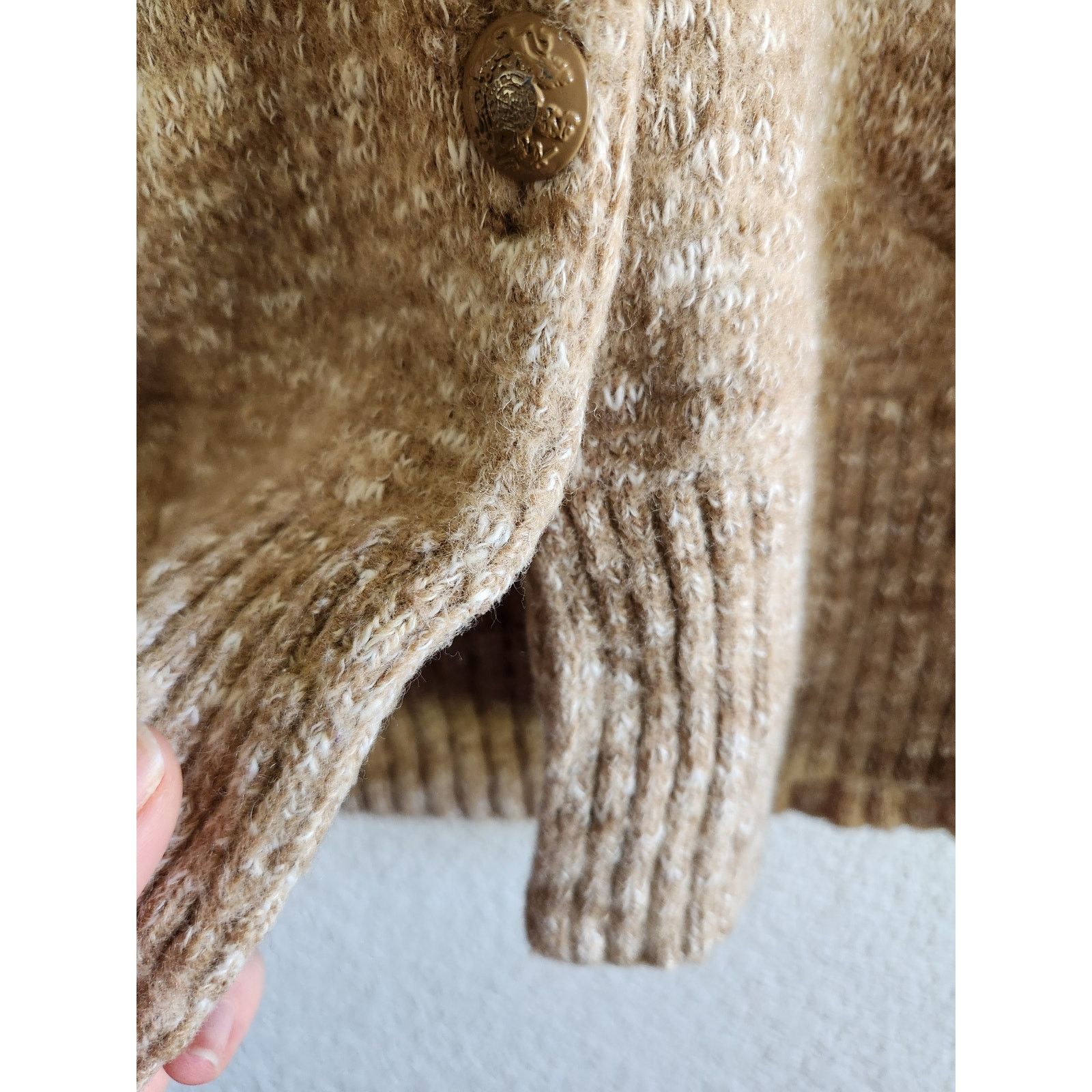 J.Crew Y2k J. Crew Women's Knit Low Cut Cardigan Sweater Lg Size L / US 10 / IT 46 - 5 Thumbnail
