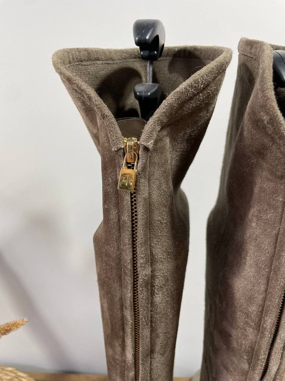 Loro Piana Loro Piana Sharmaine Suede High Knee Boots Womens Brown Size US 6.5 / IT 36.5 - 7 Thumbnail