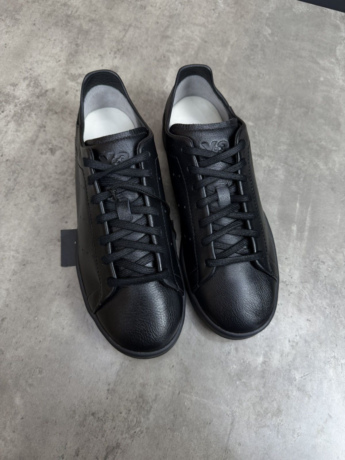Y-3 Adidas Y-3 Stan Smith Triple Black Size US 7 Size US 7 / EU 40 - 3 Thumbnail