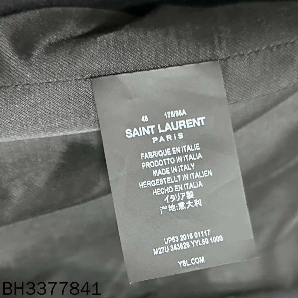 Saint Laurent Paris Saint Laurent Paris double-breasted wool coat size 48 Size XL / US 12-14 / IT 48-50 - 5 Thumbnail