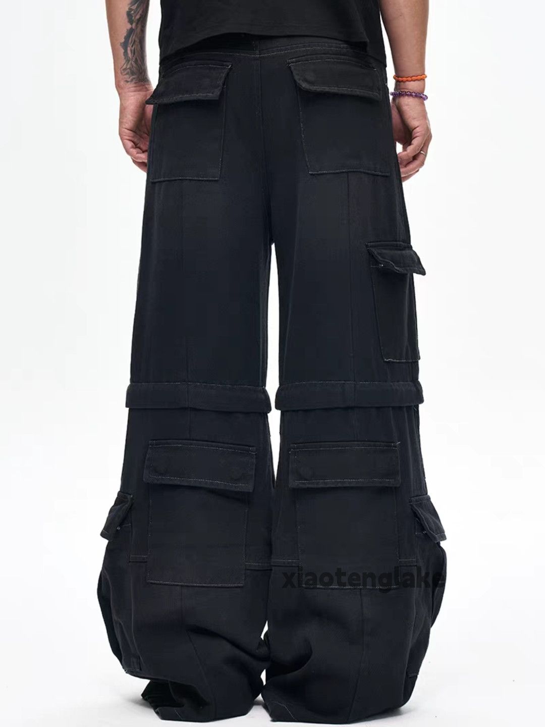 Jean × Vintage Utility skate hiphop yuppie work hiphop cargo jeans Size US 37 - 9 Thumbnail