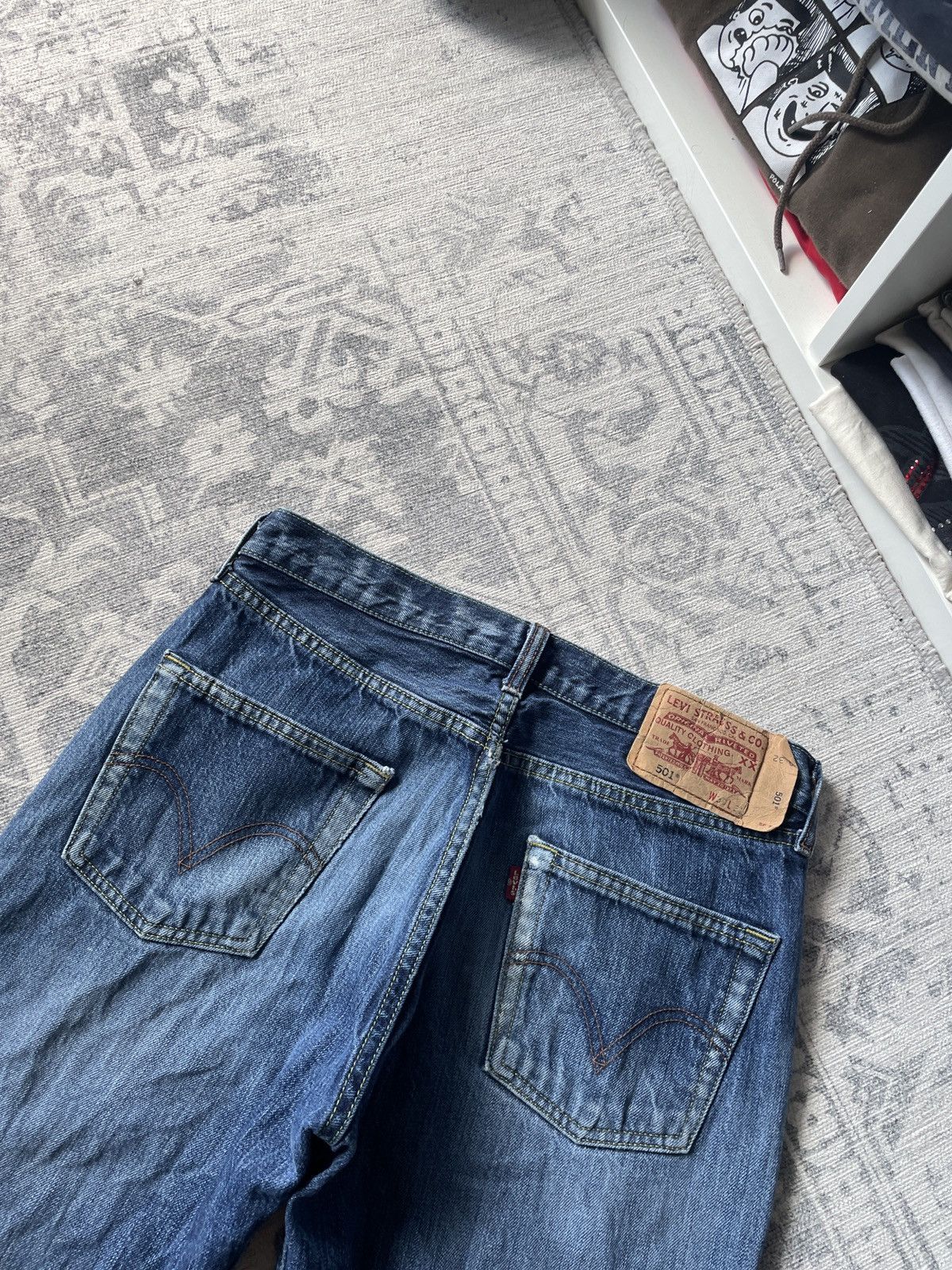 Vintage Vintage Levis Jeans Faded Japanese Y2K AvantGarde Mus Washed Size US 32 / EU 48 - 11 Thumbnail