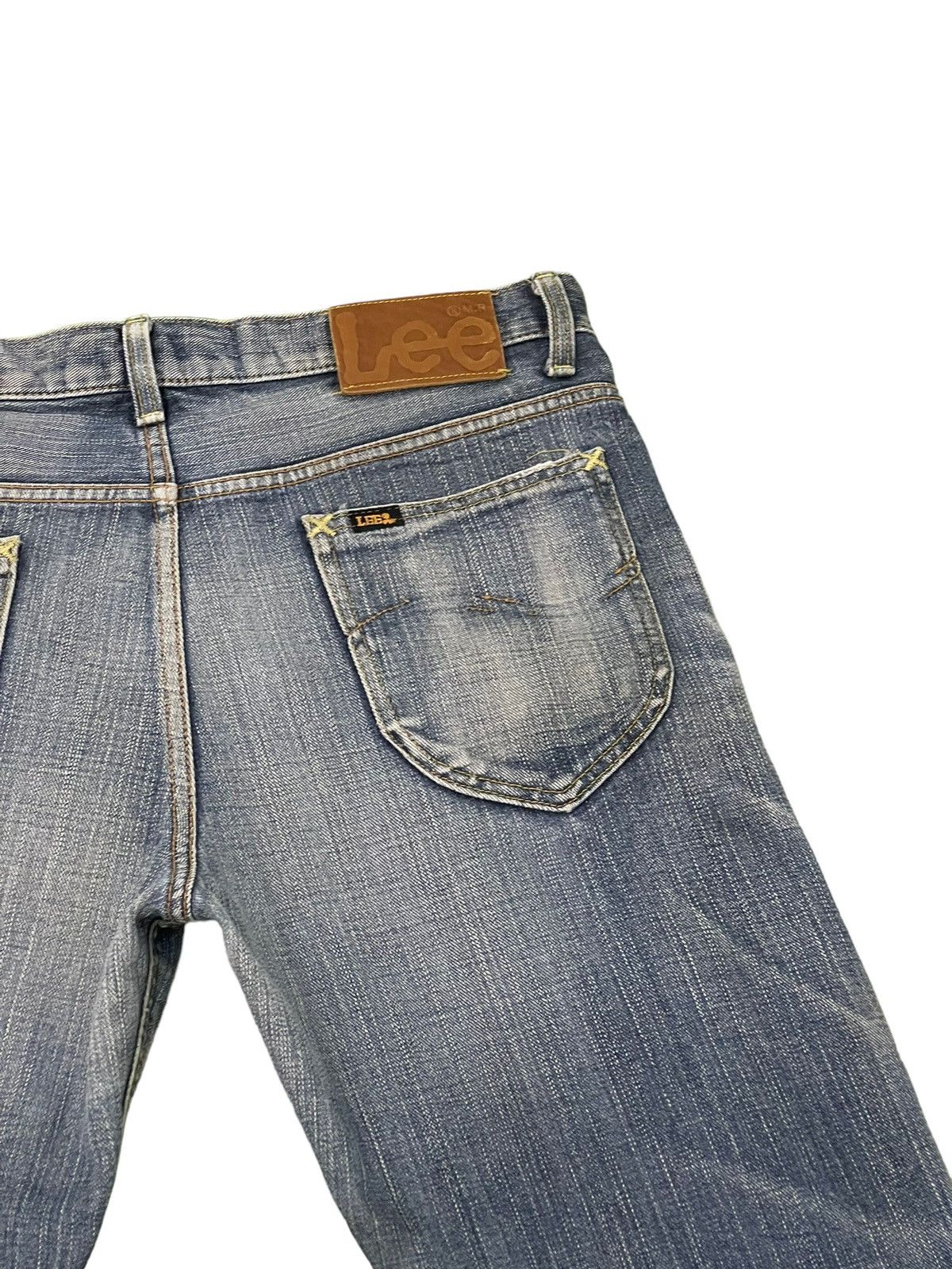 Hysteric Glamour × Japanese Brand Flare Jeans Lee Japan Faded Distress Boot Cut 8🟦2 Size US 35 - 21 Thumbnail