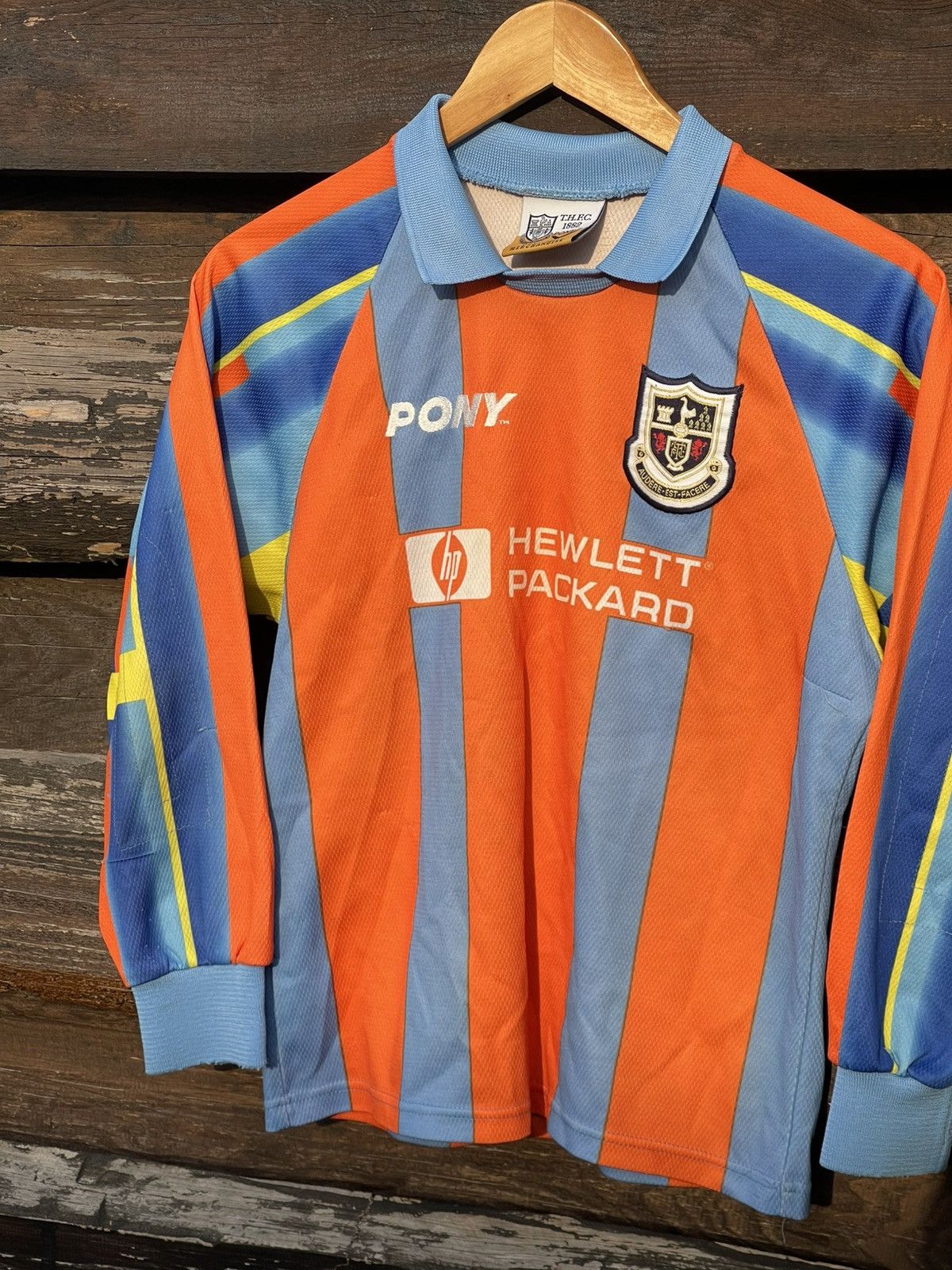 90’s PONY Tottenham long sleeve jersey vintage