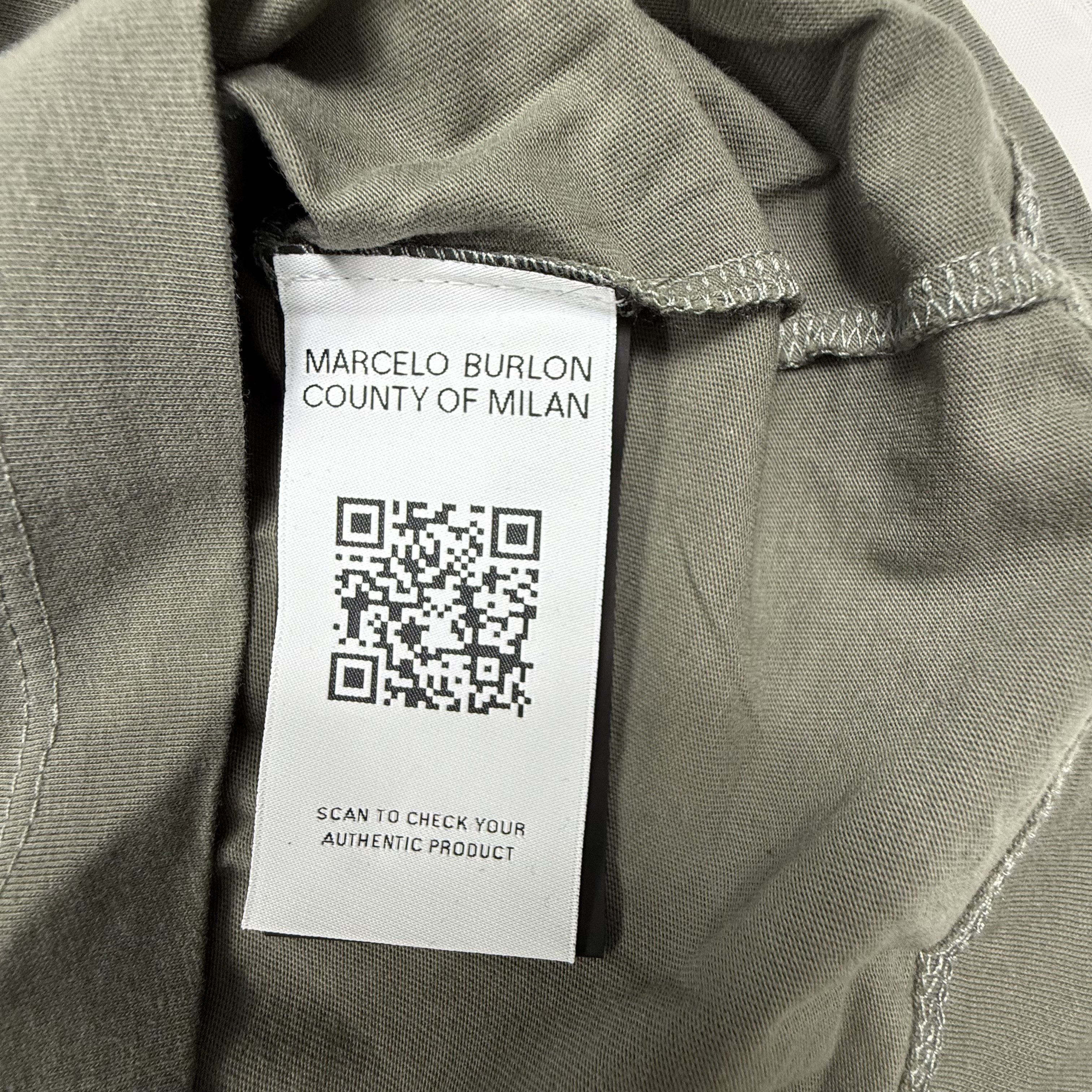 Marcelo Burlon Marcelo Burlon County of Milan Olive Green Wingspan T-Shirt Size US L / EU 52-54 / 3 - 8 Thumbnail
