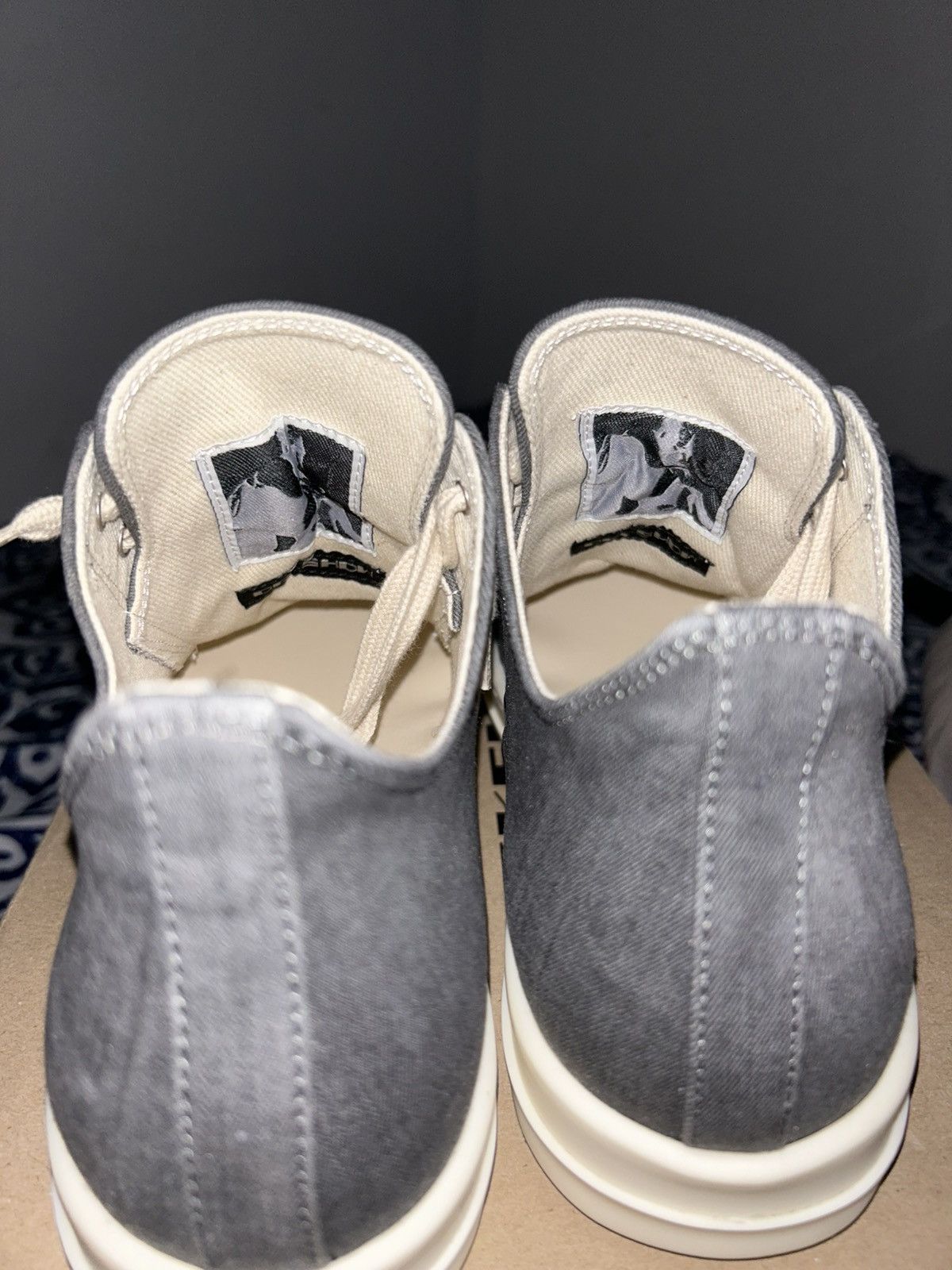 Rick Owens Drkshdw Gray Porterville Low Sneaks Sneakers Size US 6 / EU 39 - 3 Thumbnail